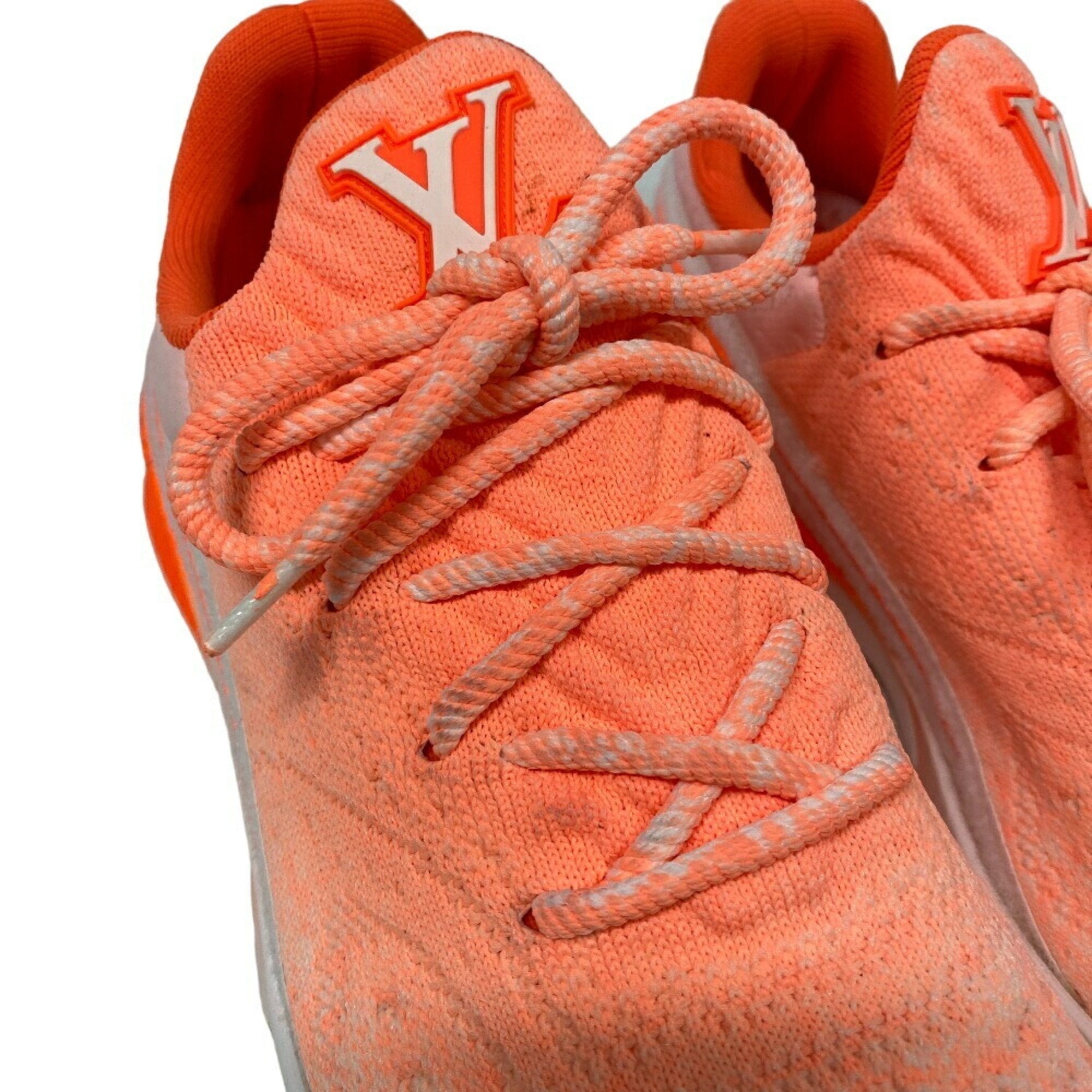 Louis Vuitton Orange White Sneakers