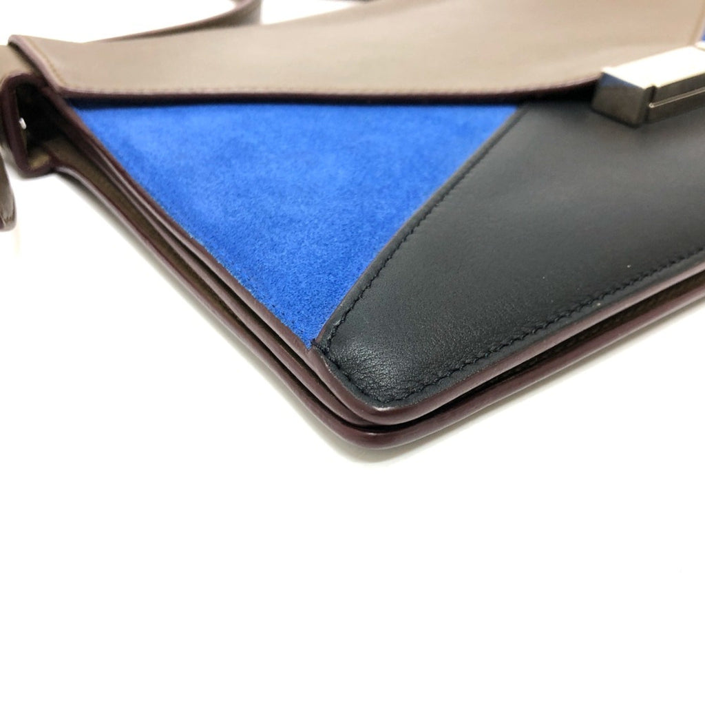 Celine Brown Leather Shoulder Bag