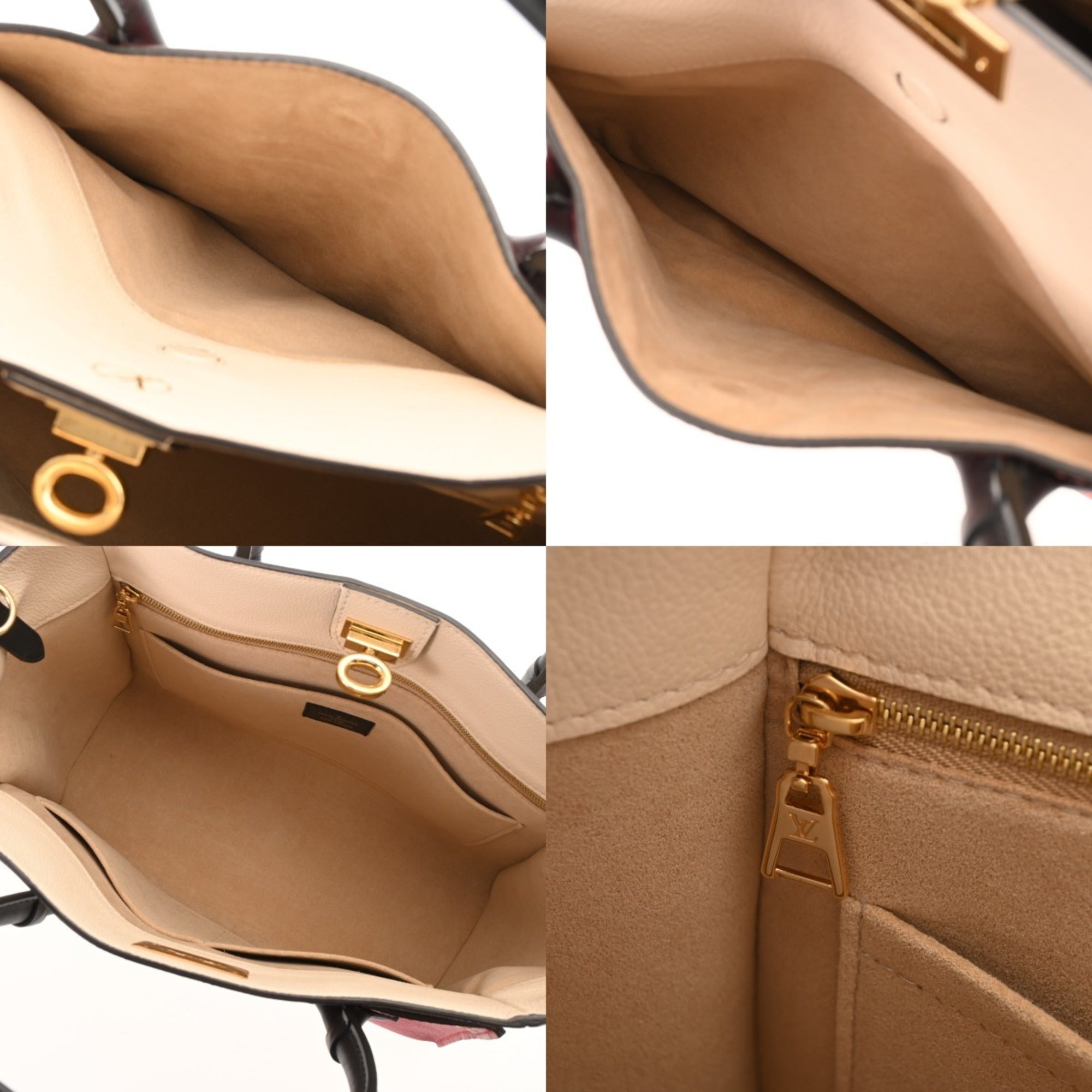 Louis Vuitton Monogram Rouge Monogram Leather Tote Bag