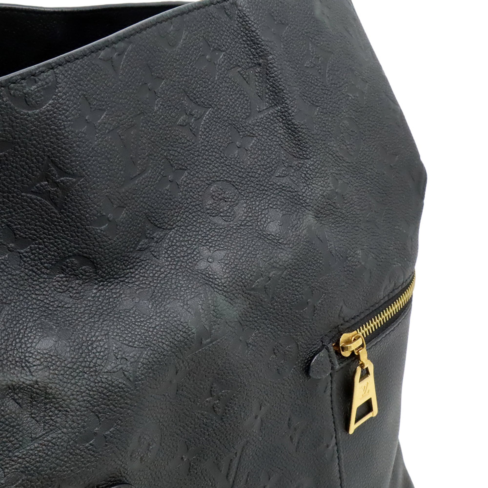 Louis Vuitton Black Noir Monogram Empreinte Shoulder Bag