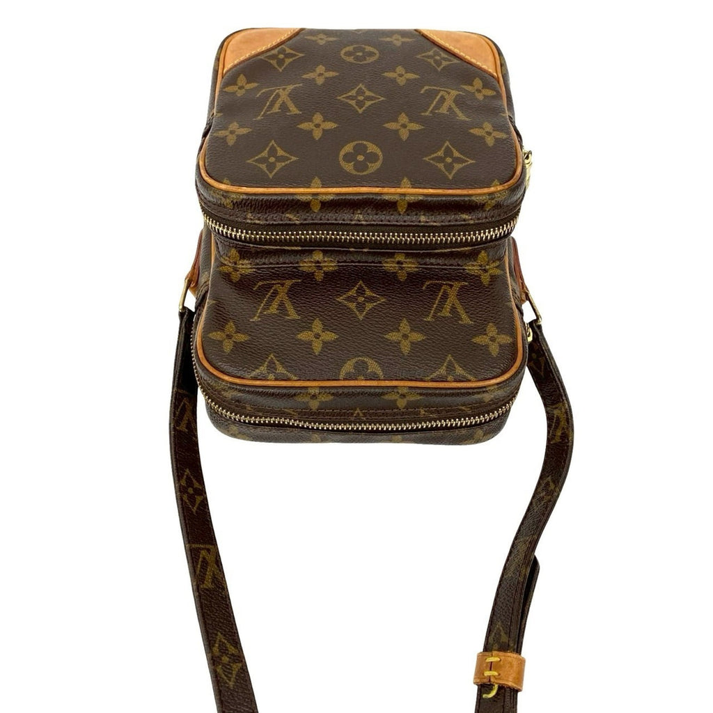 Louis Vuitton Brown Leather Pvc Pochette Shoulder Bag