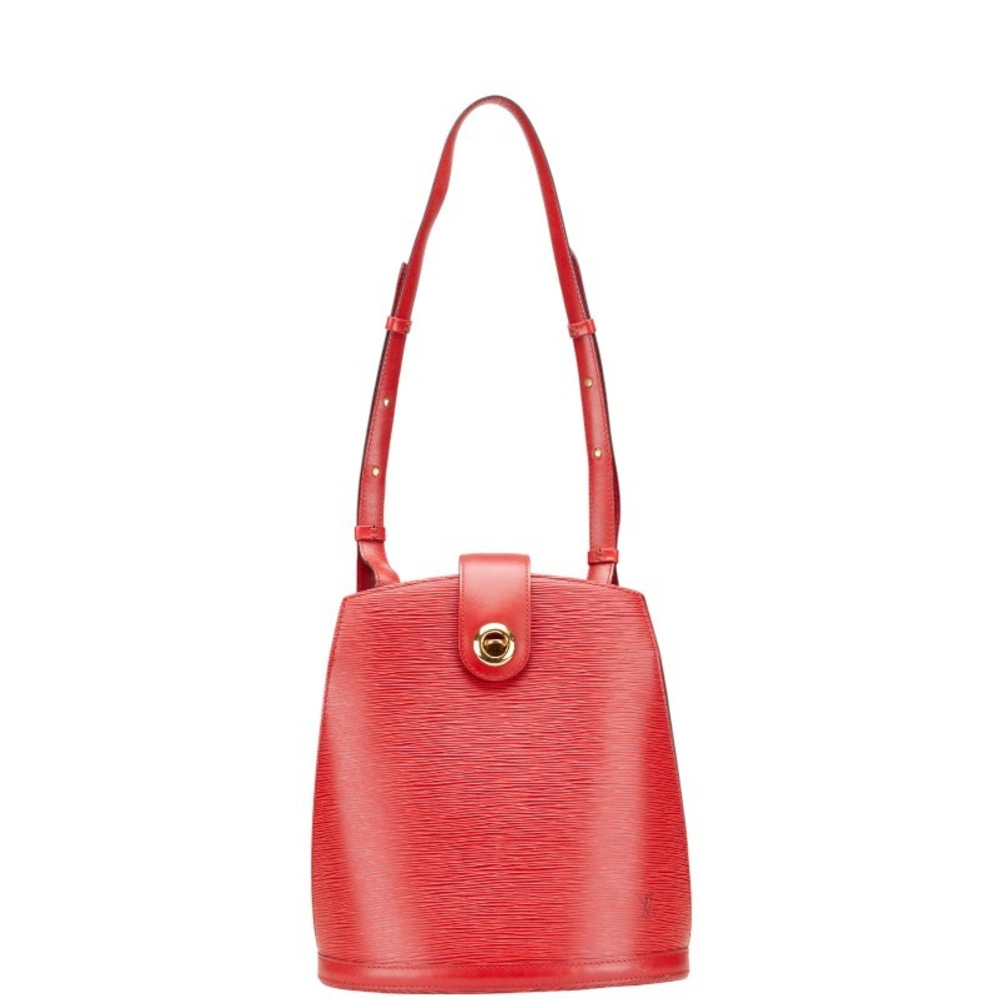 Louis Vuitton Castilian Red Leather Shoulder Bag