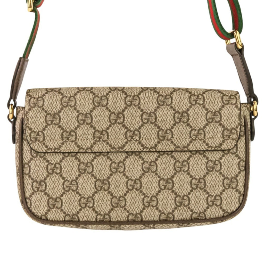 Gucci Brown Gg Supreme Shoulder Bag (Pre-Owned)