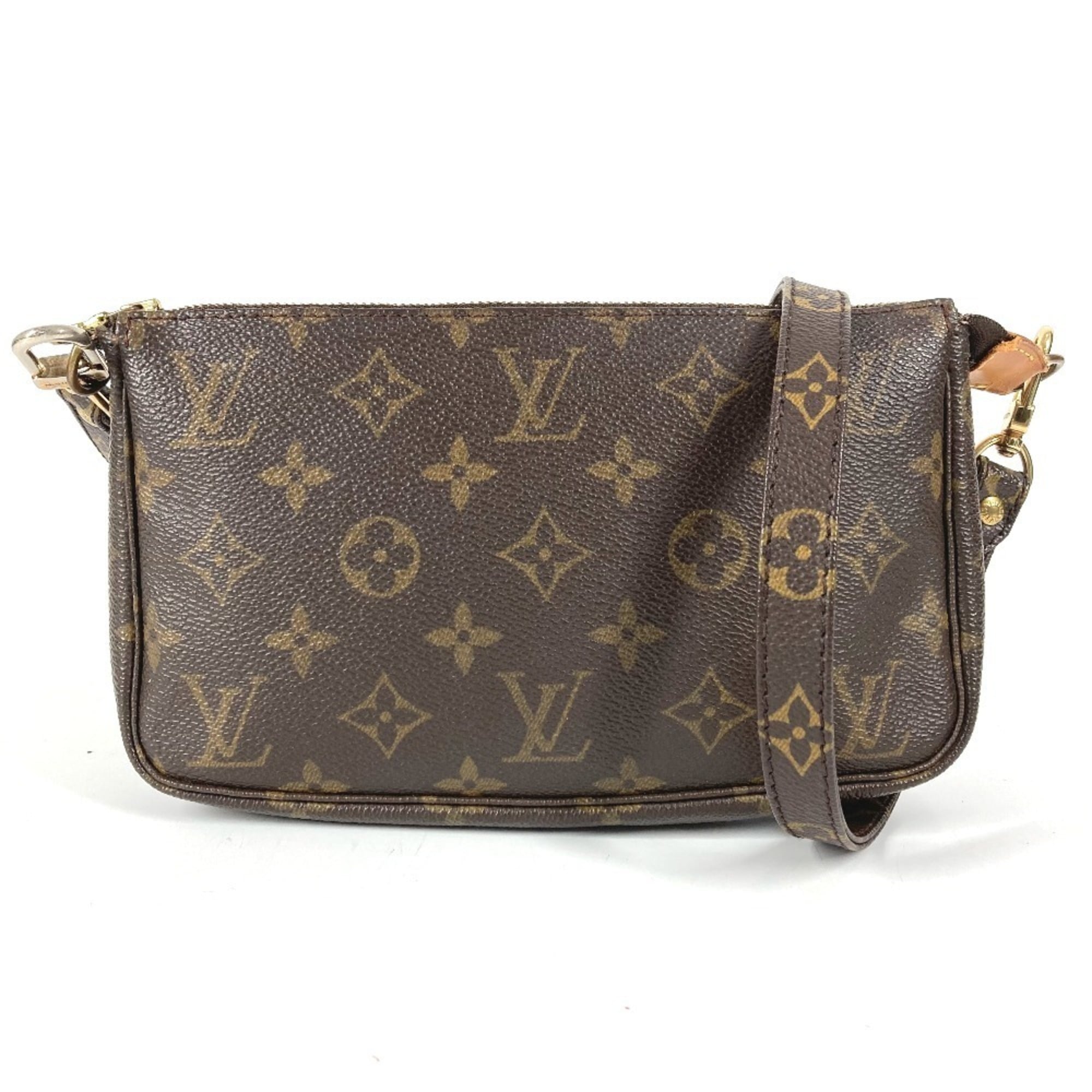Louis Vuitton Brown Monogram Monogram Pochette Pouch Shoulder Bag
