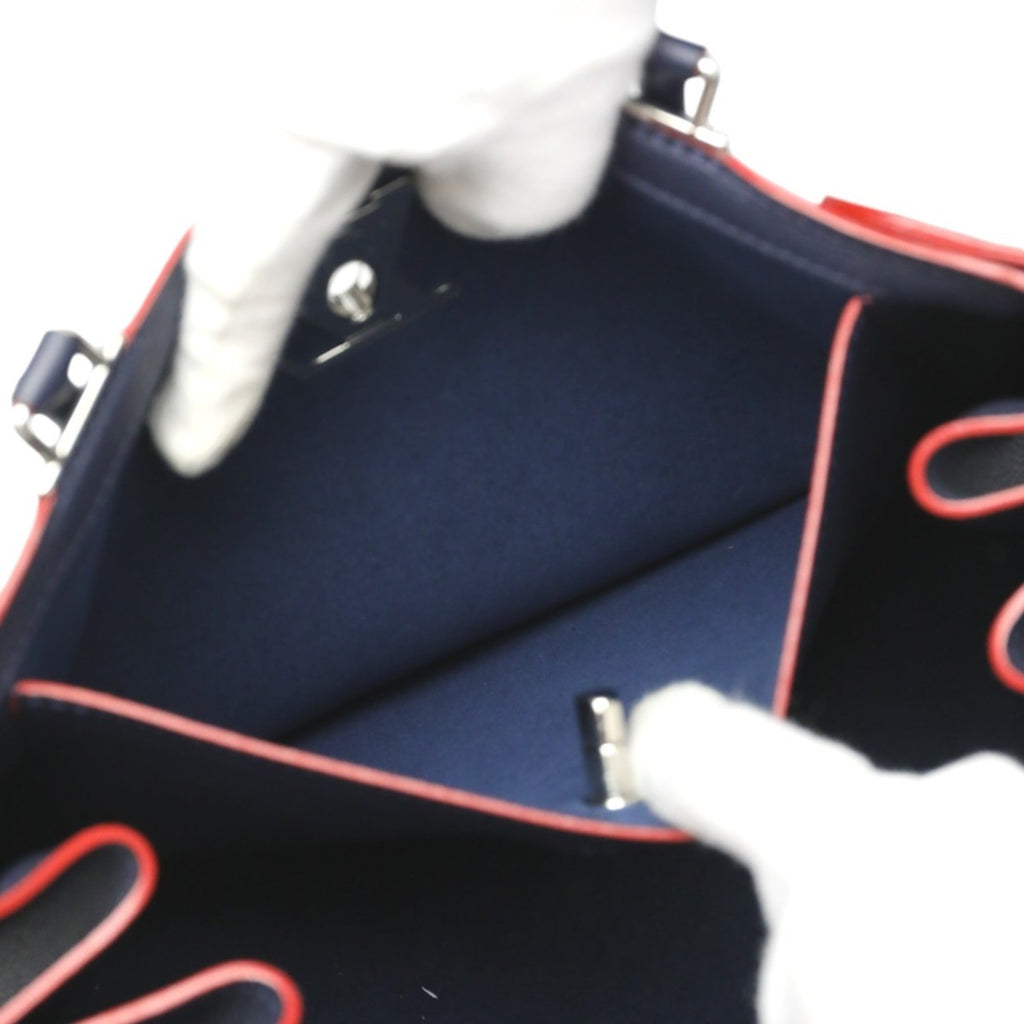Louis Vuitton Navy Red Color Handbag