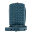 Bottega Veneta Blue Intrecciato Handbag Shoulder Bag Tote Bag