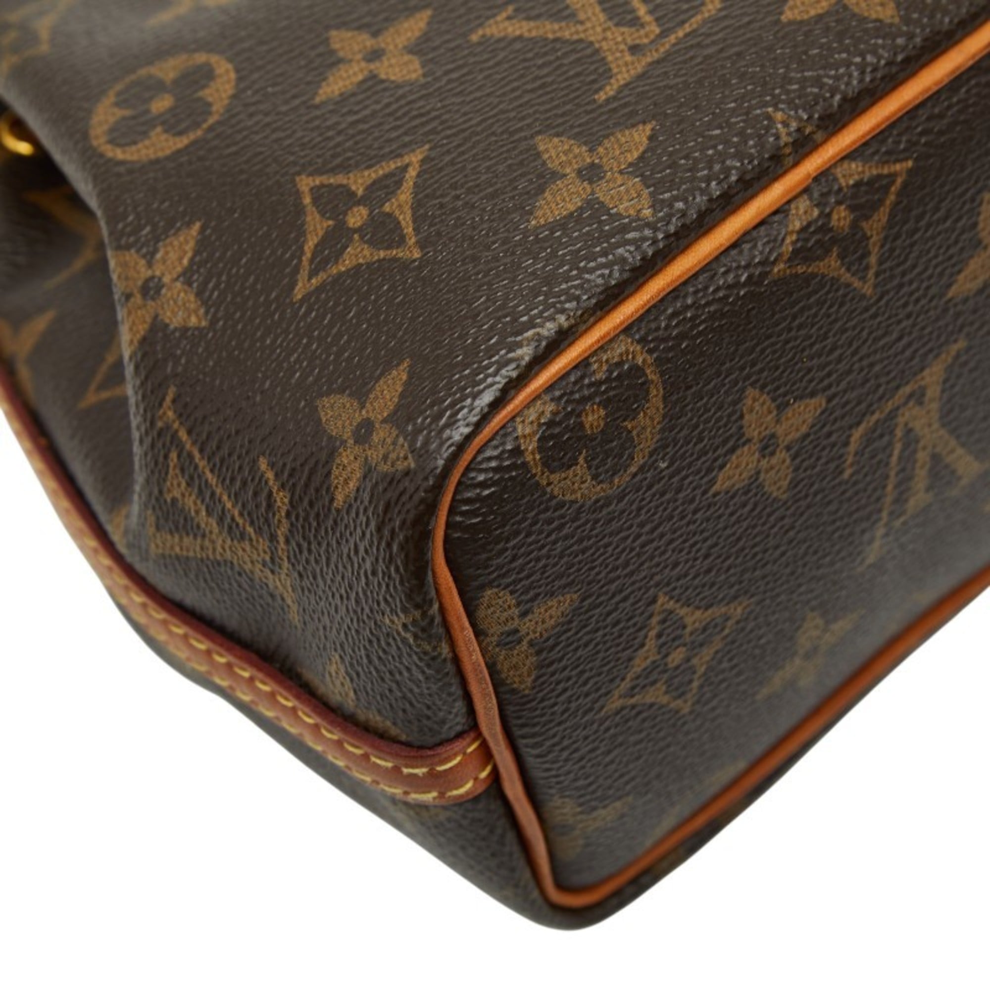 Louis Vuitton Brown Pvc Leather Shoulder Bag