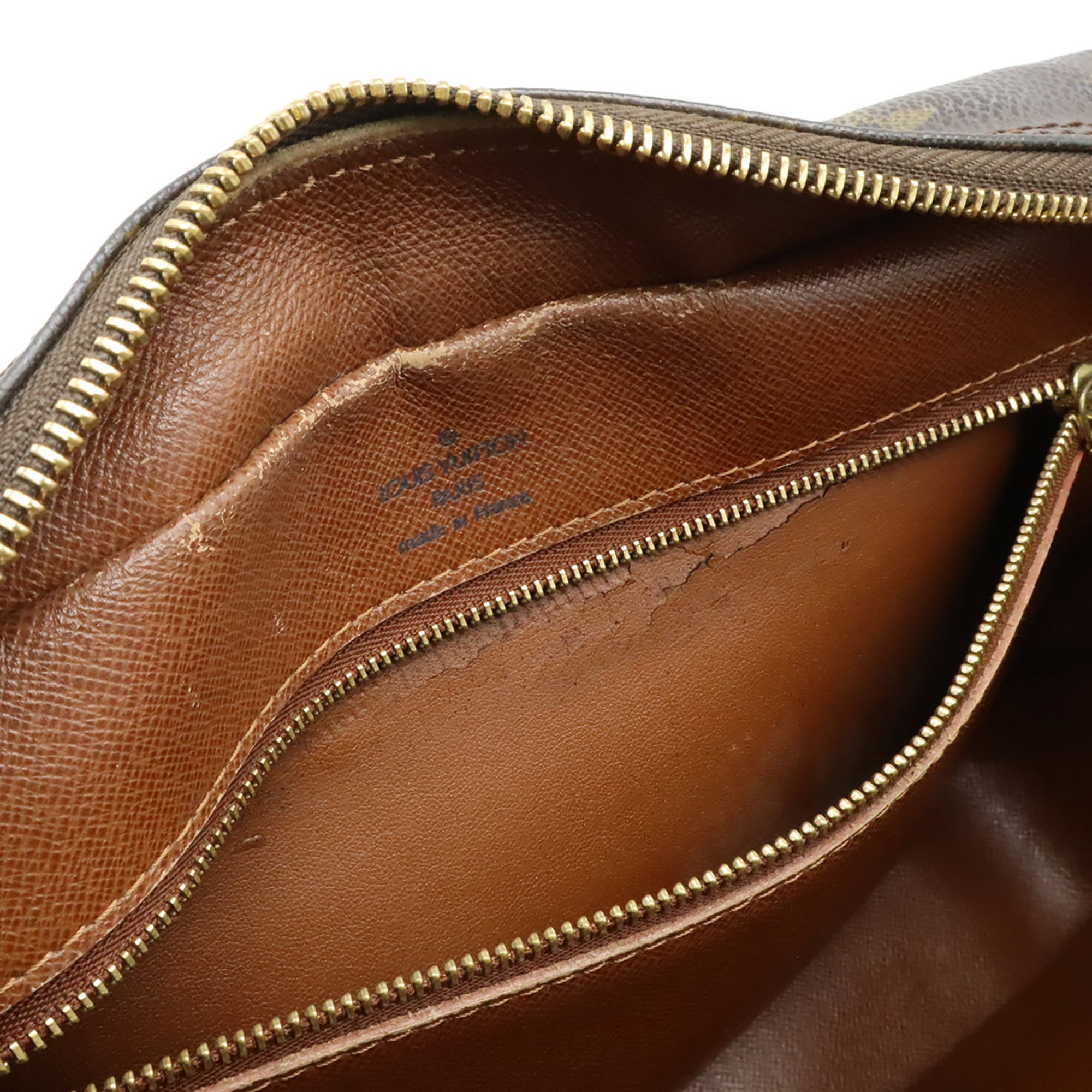 Louis Vuitton Brown Canvas Handbag Shoulder Bag