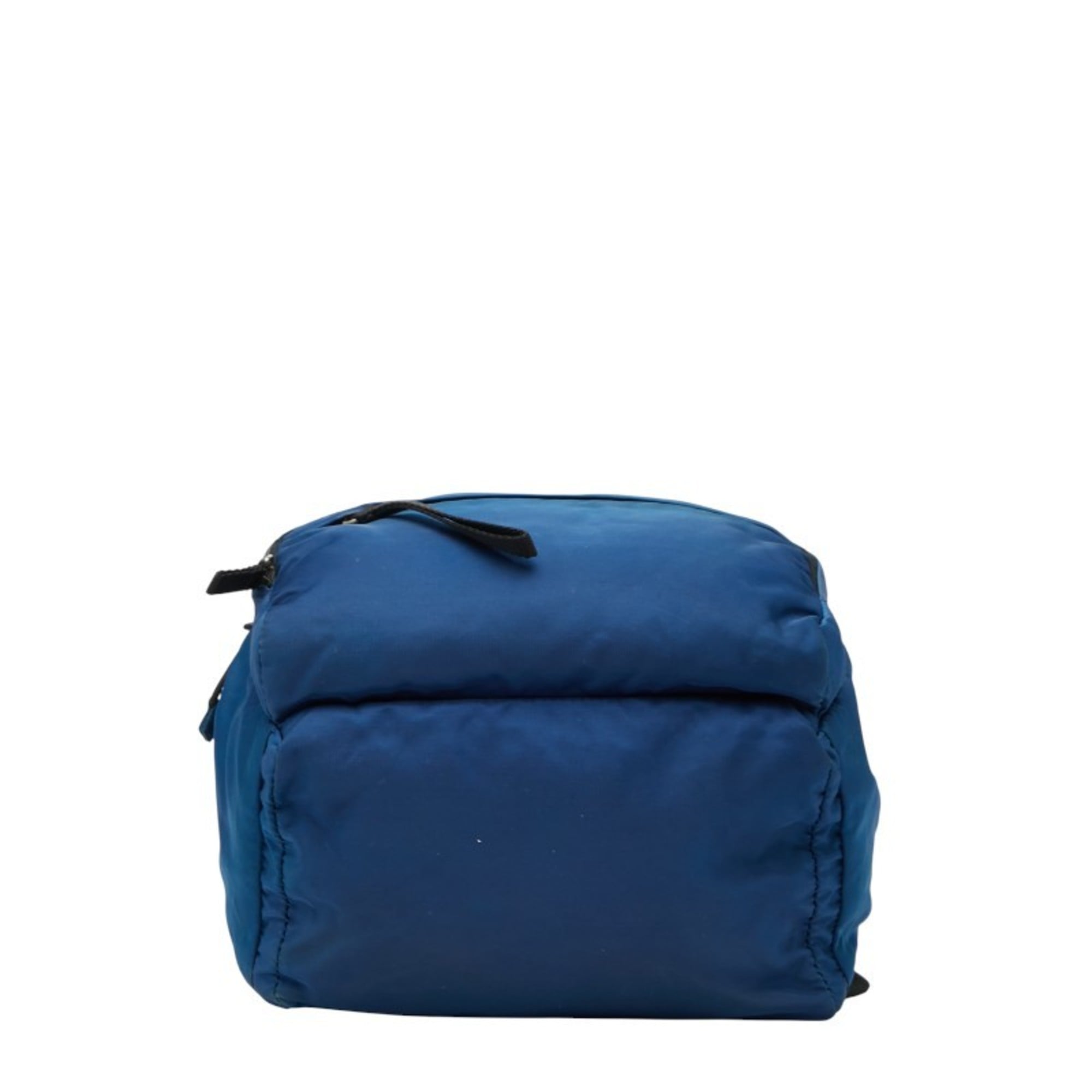 Prada Black Blue Nylon Backpack