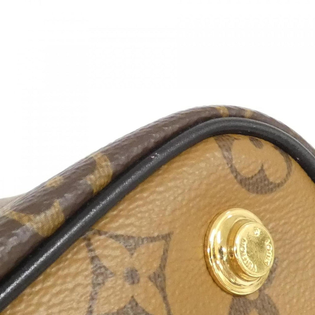 Louis Vuitton Marron Coated Canvas Handbag