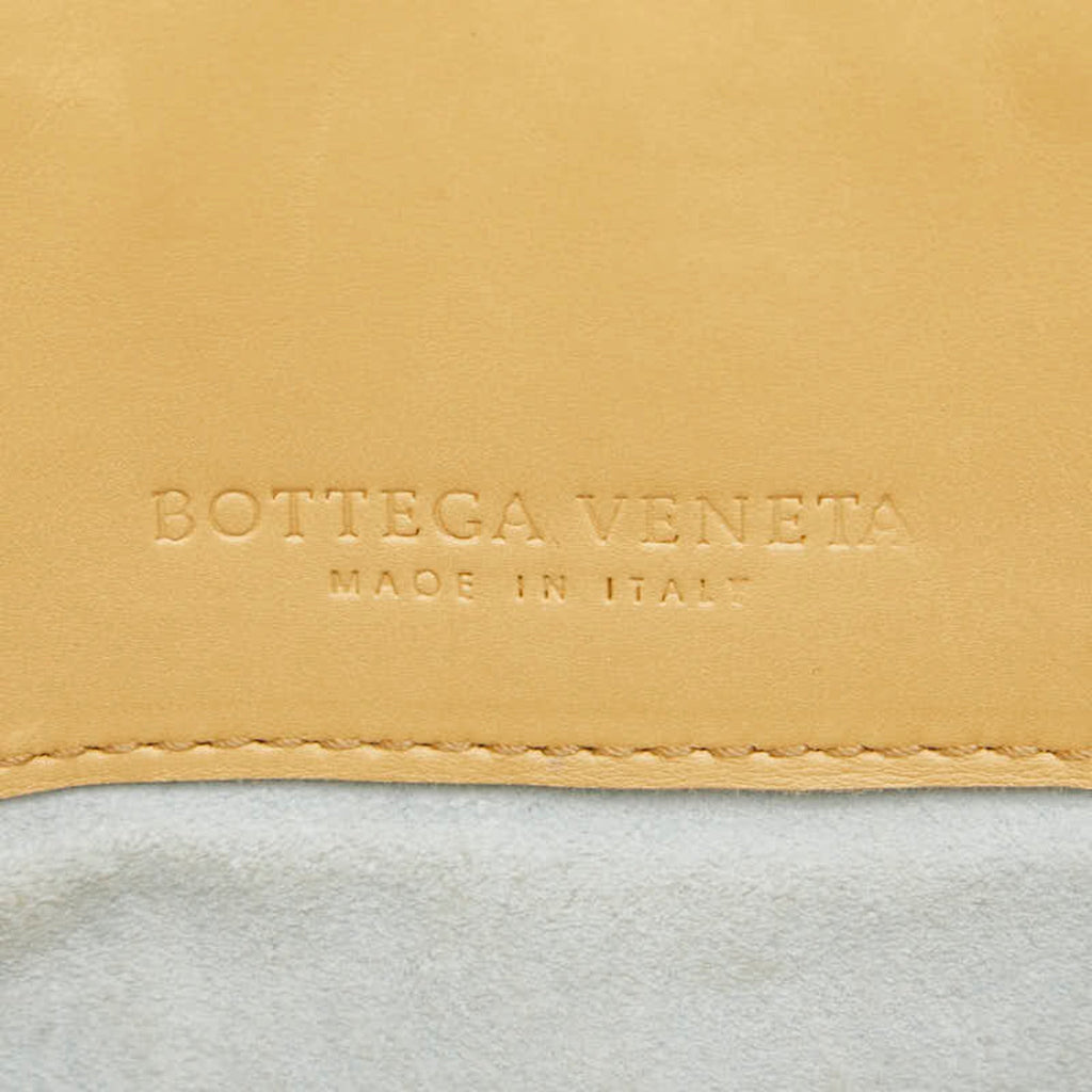 Bottega Veneta Yellow Leather Handbag Tote Bag