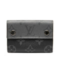 Louis Vuitton Black Pvc Leather Wallet (Tri-Fold)