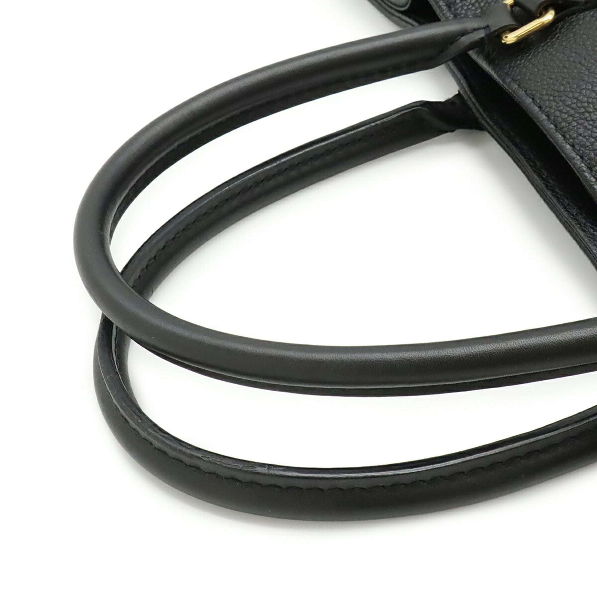 Louis Vuitton Black Noir Monogram Empreinte Shoulder Bag Tote Bag