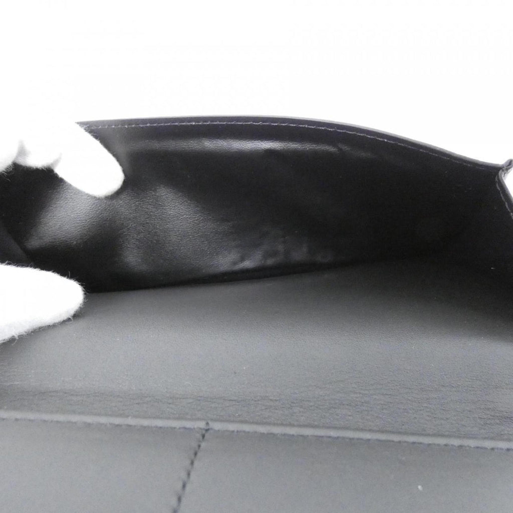Louis Vuitton Black Leather Long Wallet