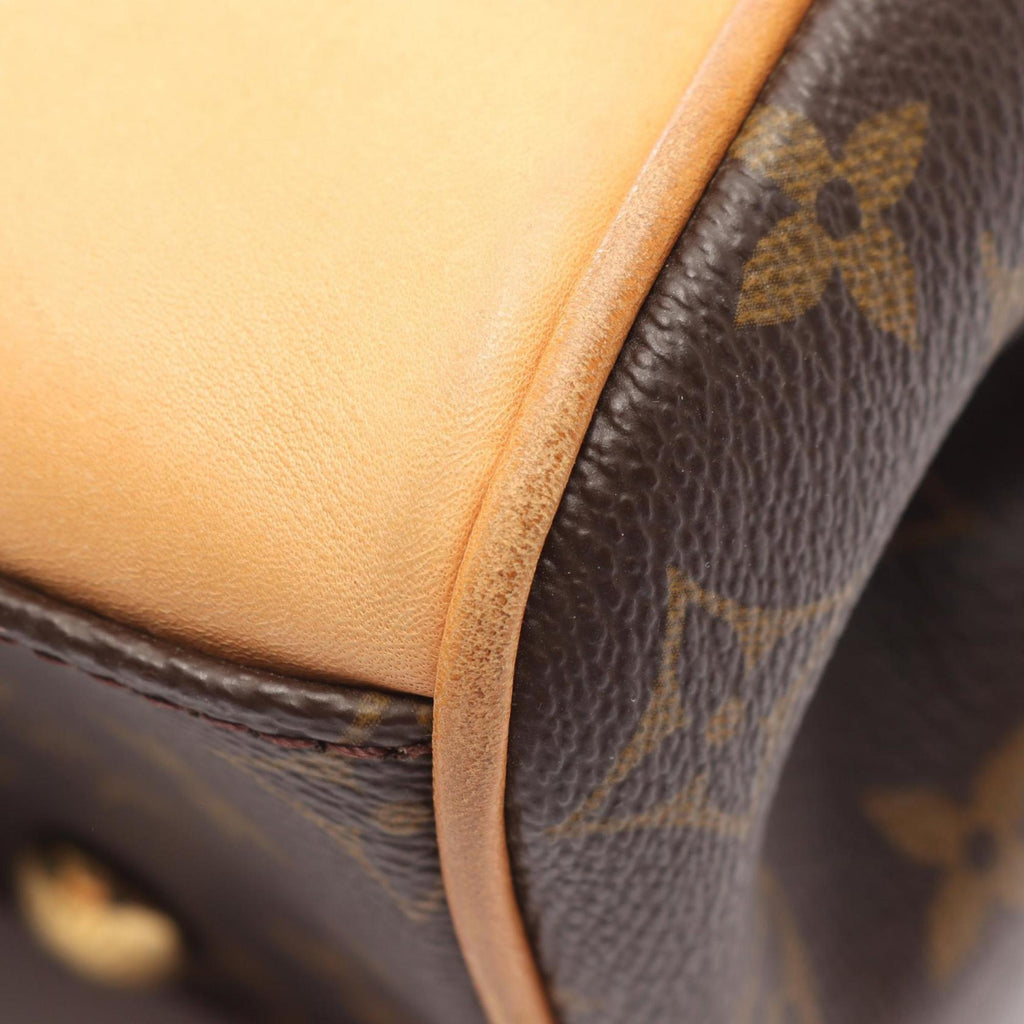 Louis Vuitton Brown Pvc Leather Shoulder Bag