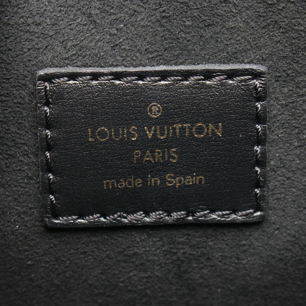 Louis Vuitton Black Brown Multi-Color Monogram Pvc Leather Coated Canvas Shoulder Bag