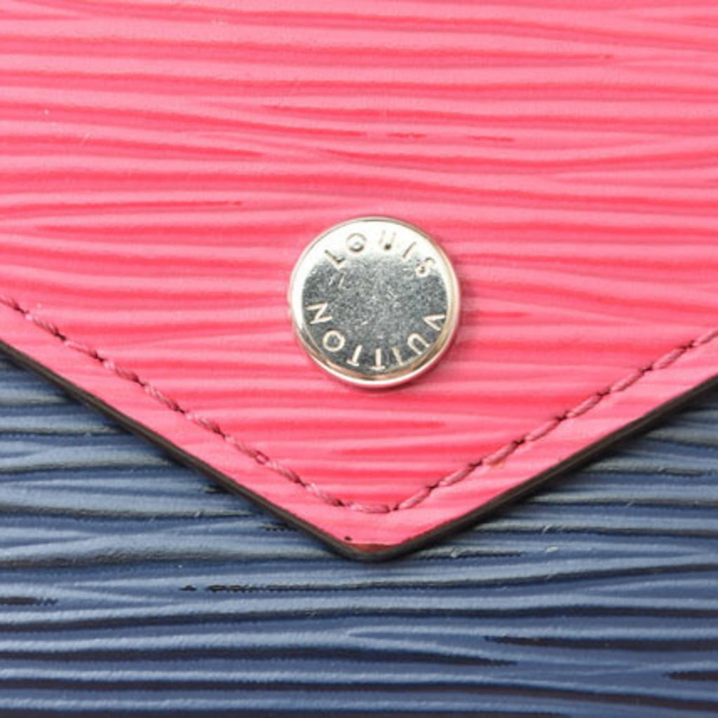 Louis Vuitton Epi Blue Epi Leather Wallet (Tri-Fold)