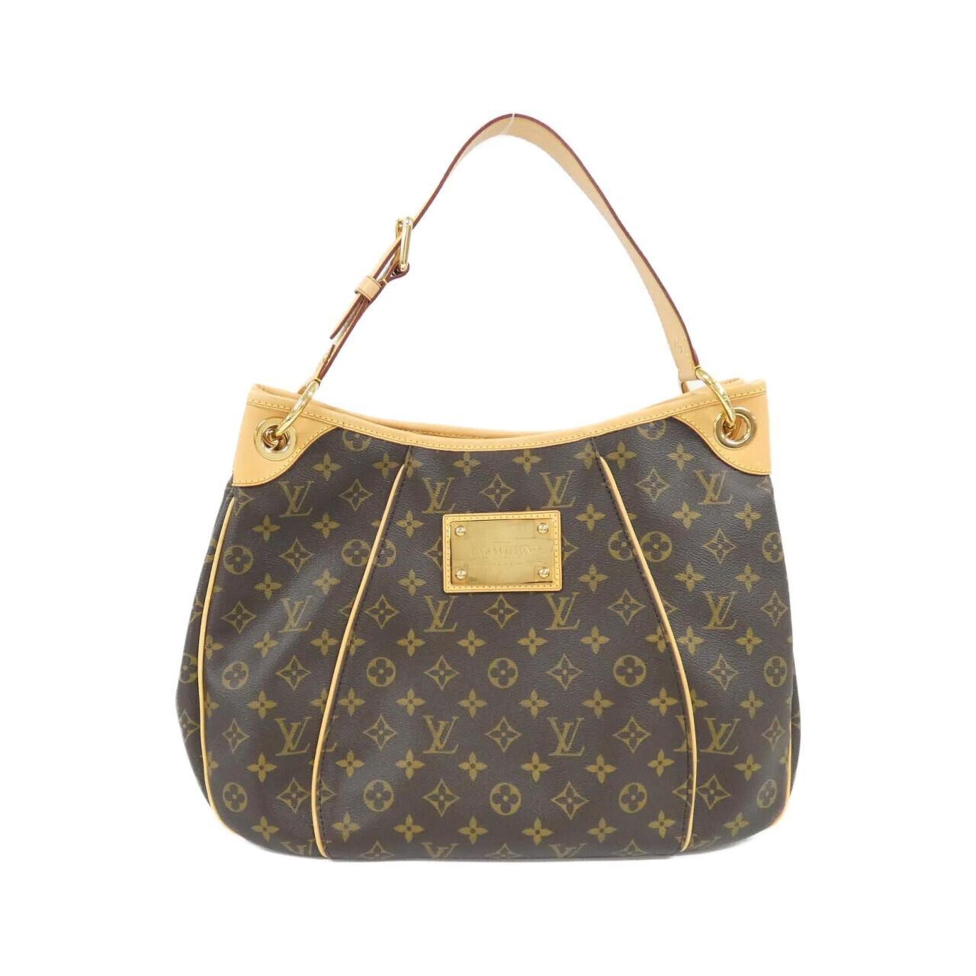Louis Vuitton Brown Coated Canvas Shoulder Bag
