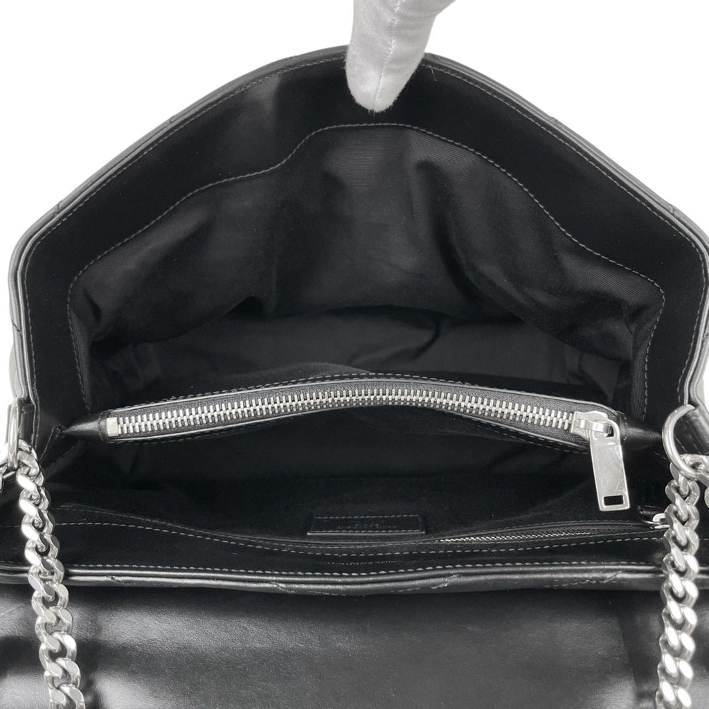 Saint Laurent Black Leather Shoulder Bag (Pre-Owned)