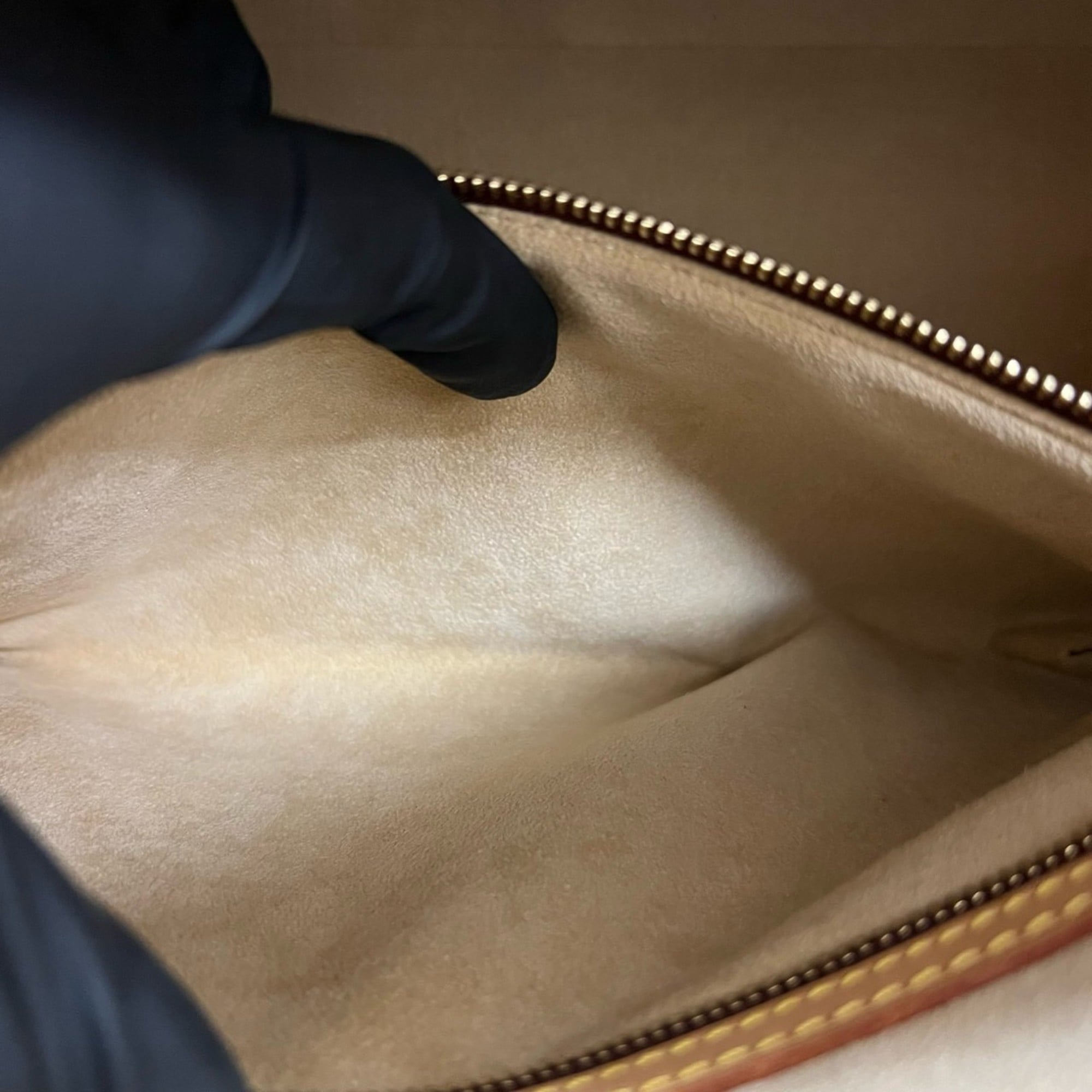 Louis Vuitton Brown Leather Pvc Shoulder Bag Tote Bag