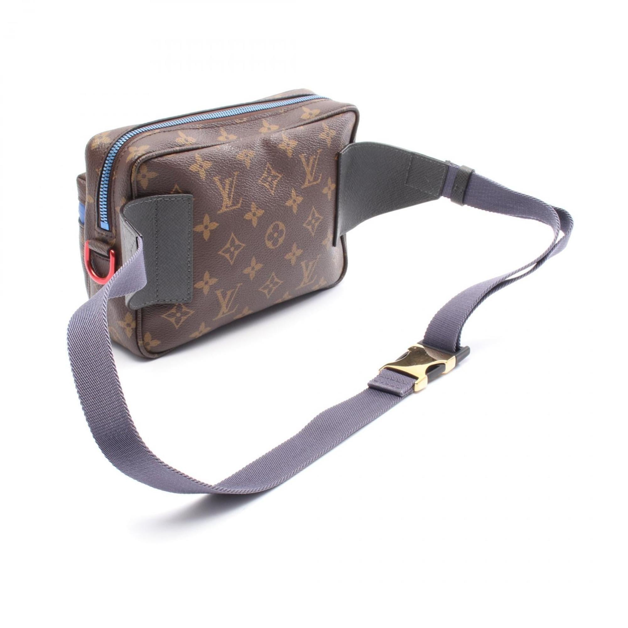 Louis Vuitton Brown Multi-Color Monogram Pvc Coated Canvas Leather Fanny Pack