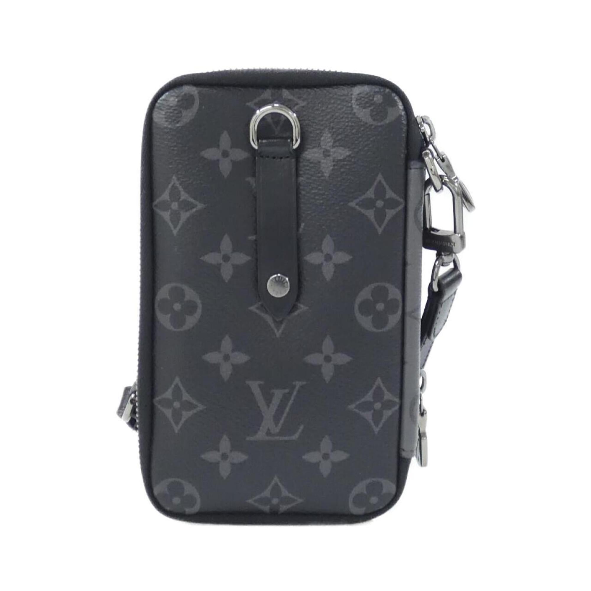 Louis Vuitton Monogram Eclipse Black Gris Coated Canvas Shoulder Bag