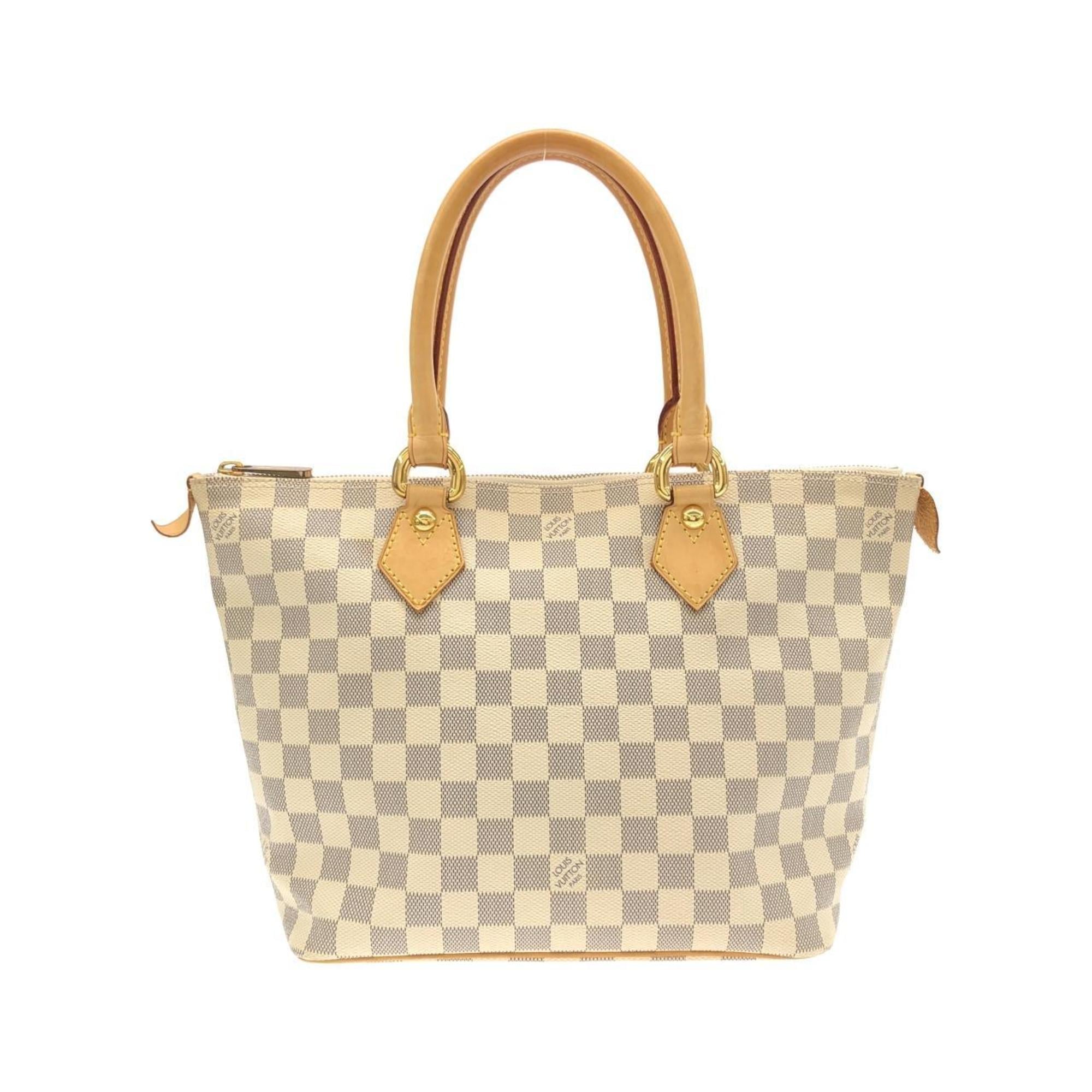 Louis Vuitton Azur Coated Canvas Handbag