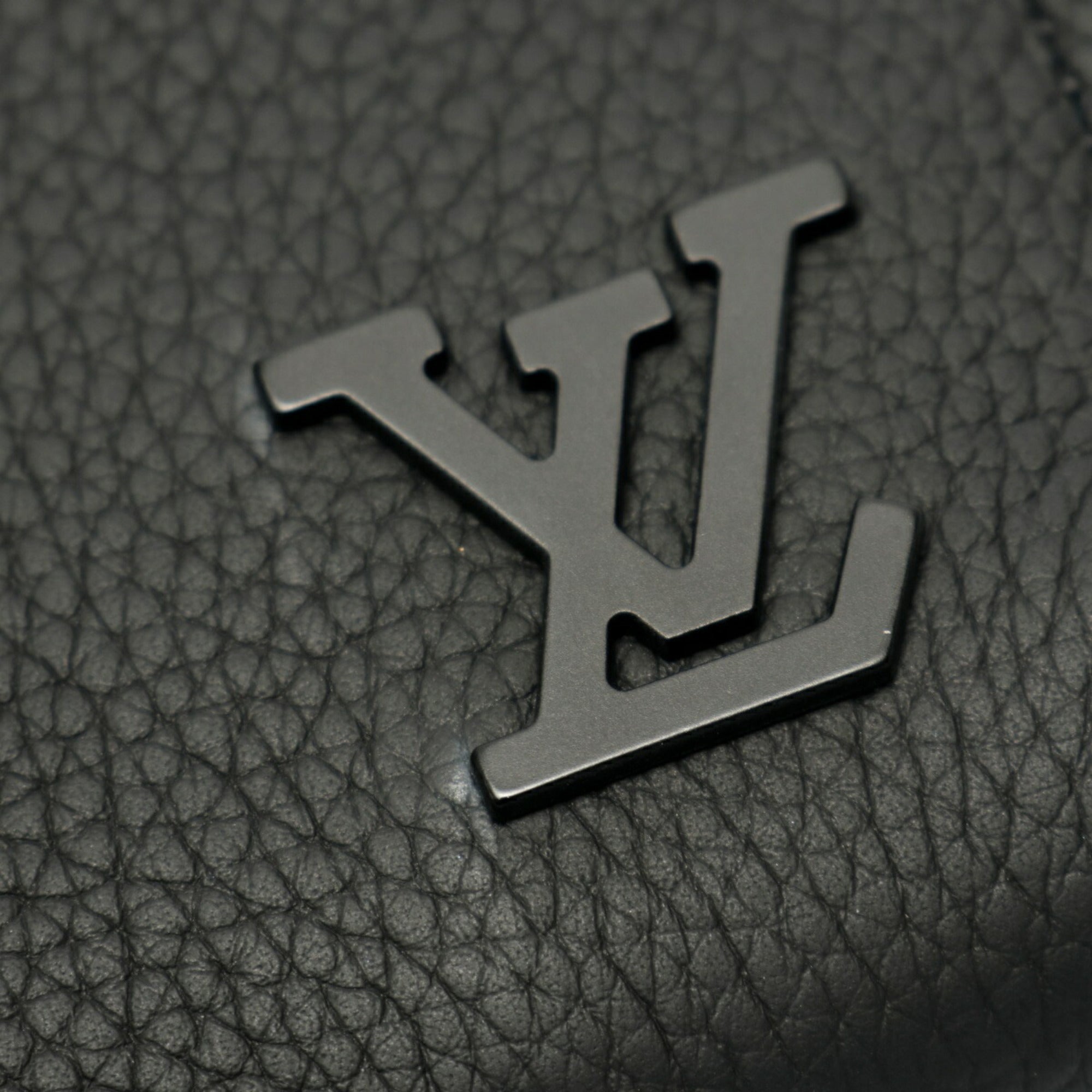 Louis Vuitton Black Noir Leather Long Wallet