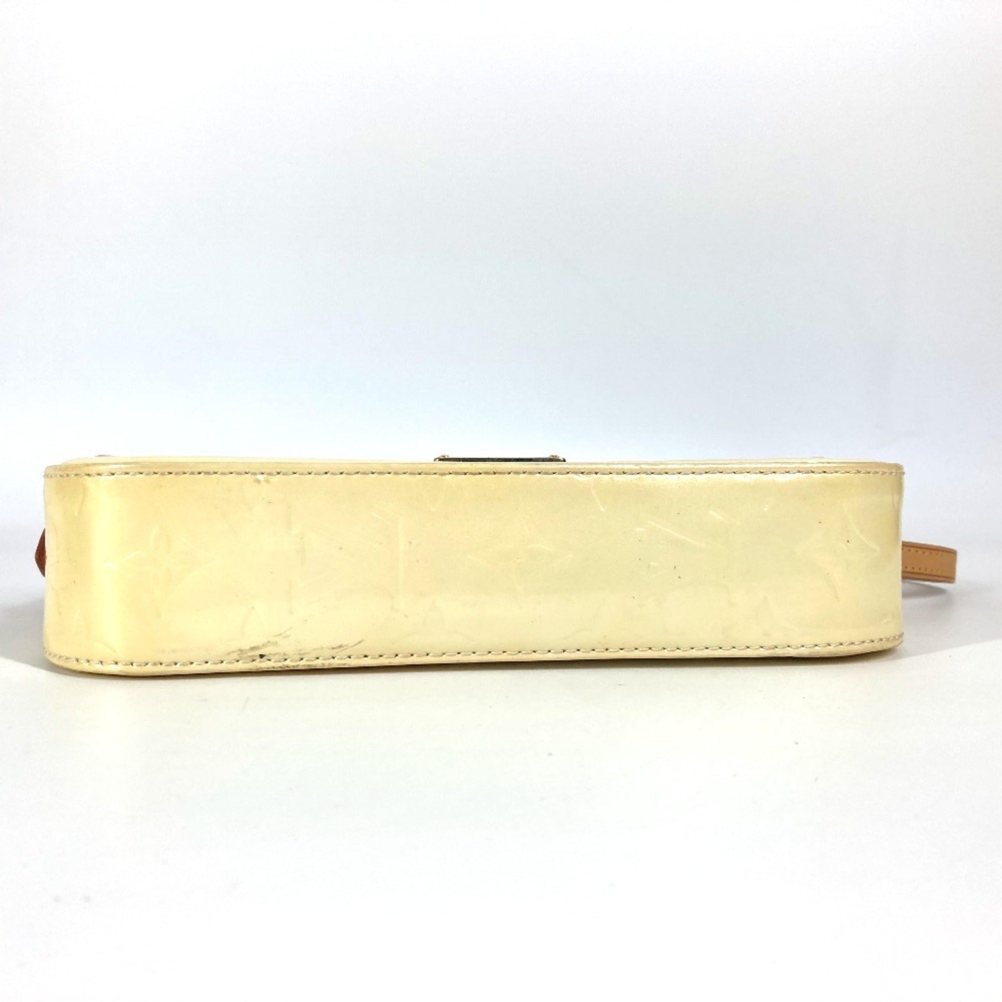 Louis Vuitton Monogram Vernis Pearl White Monogram Vernis Shoulder Bag