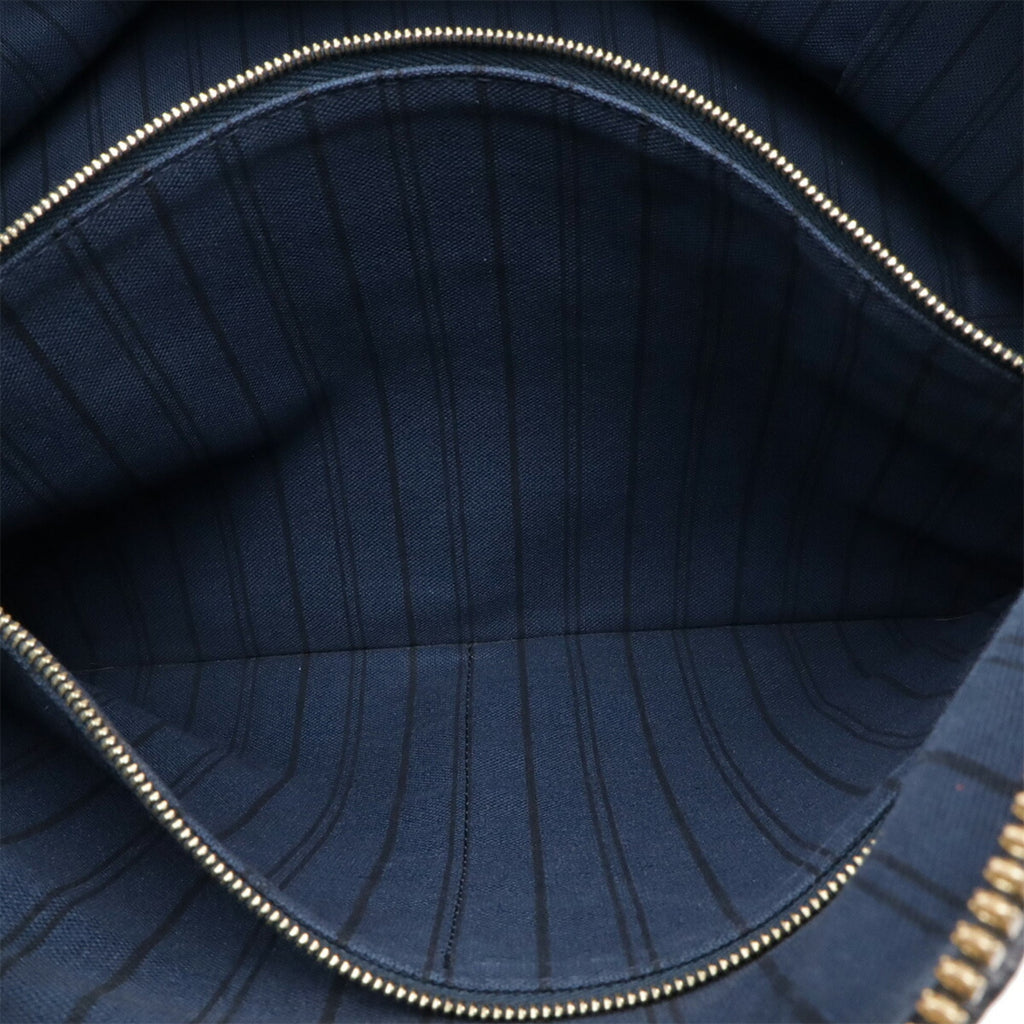 Louis Vuitton Infini Navy Monogram Empreinte Shoulder Bag Tote Bag