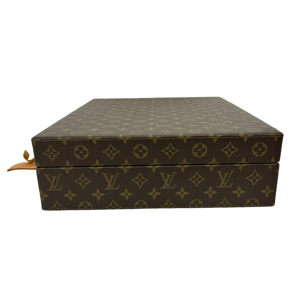 Louis Vuitton Brown Leather Pvc Briefcase