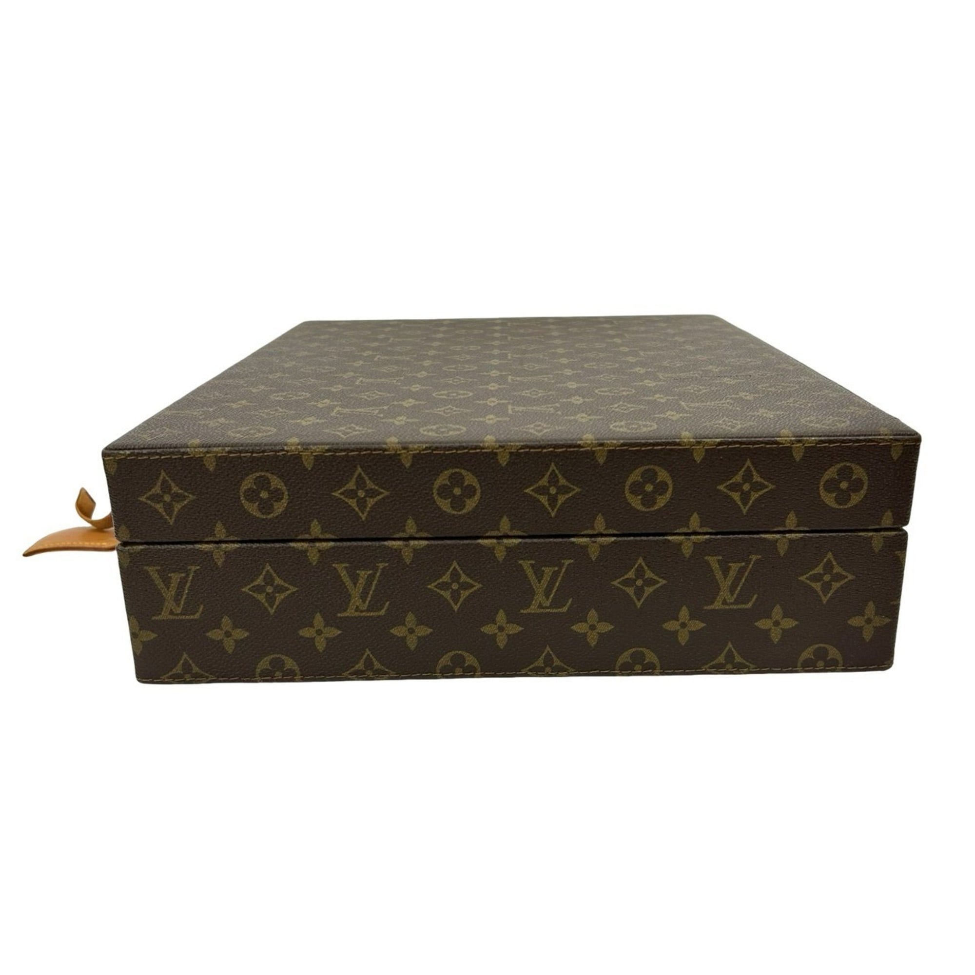 Louis Vuitton Brown Leather Pvc Briefcase