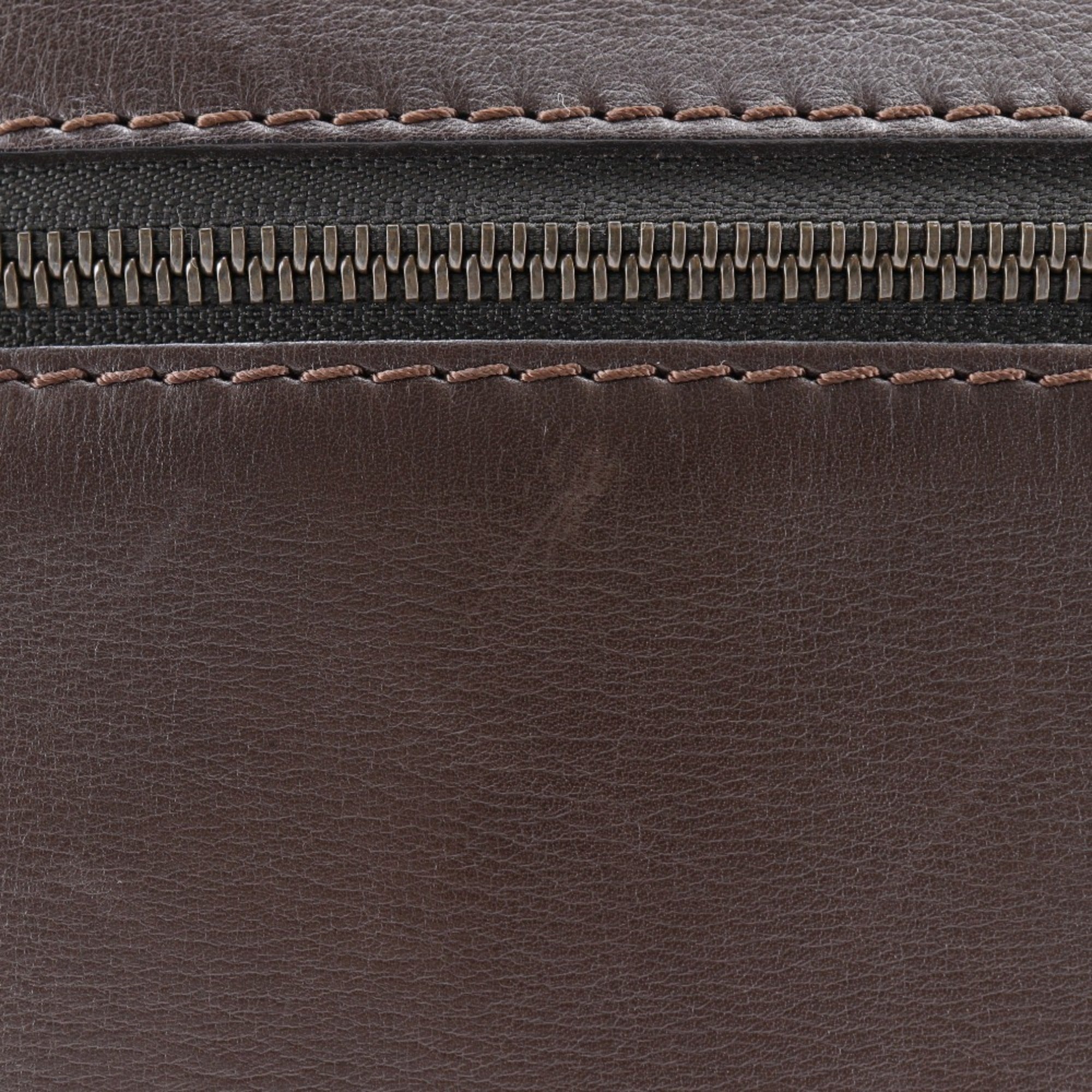 Louis Vuitton Brown Coffee Leather Shoulder Bag