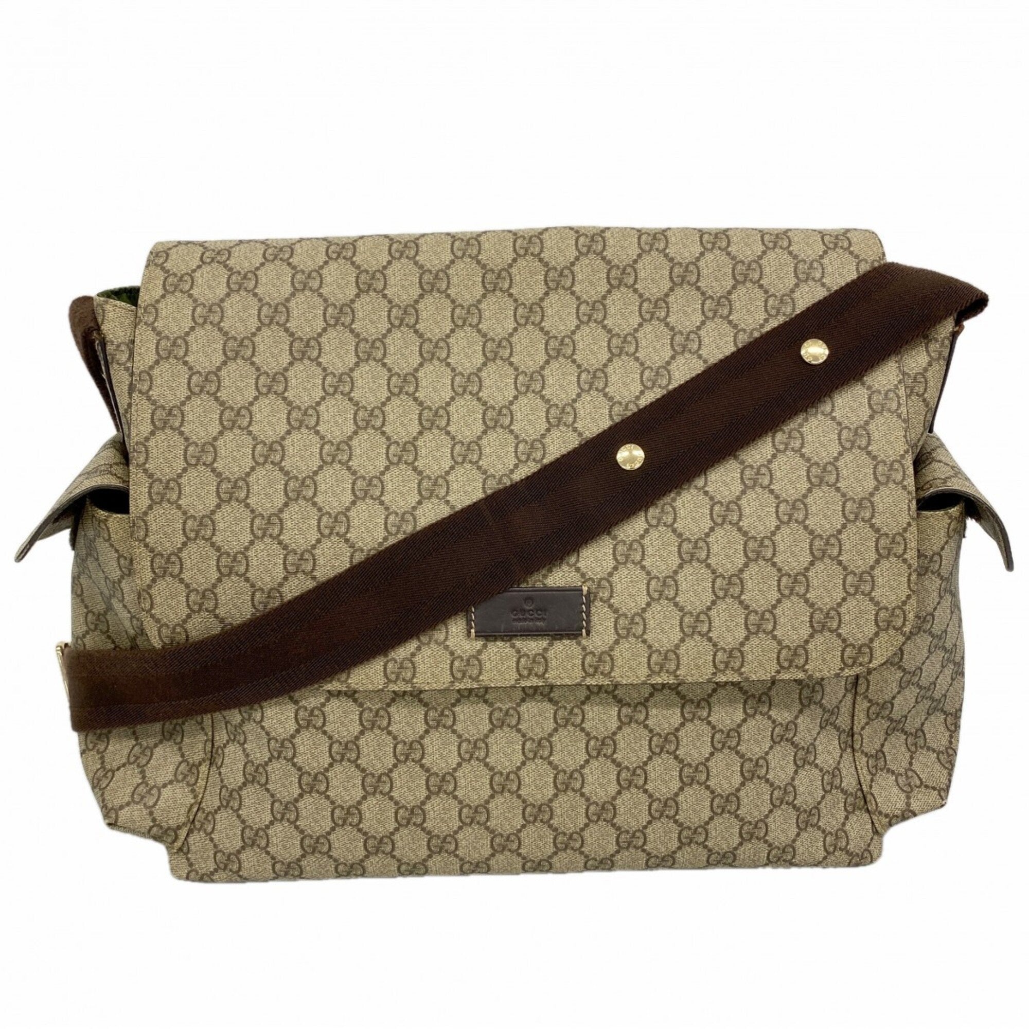 Gucci Brown Pvc Shoulder Bag (Pre-Owned)