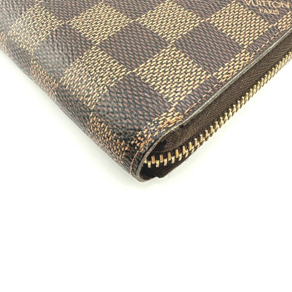Louis Vuitton Brown Ebene Damier Canvas Long Wallet