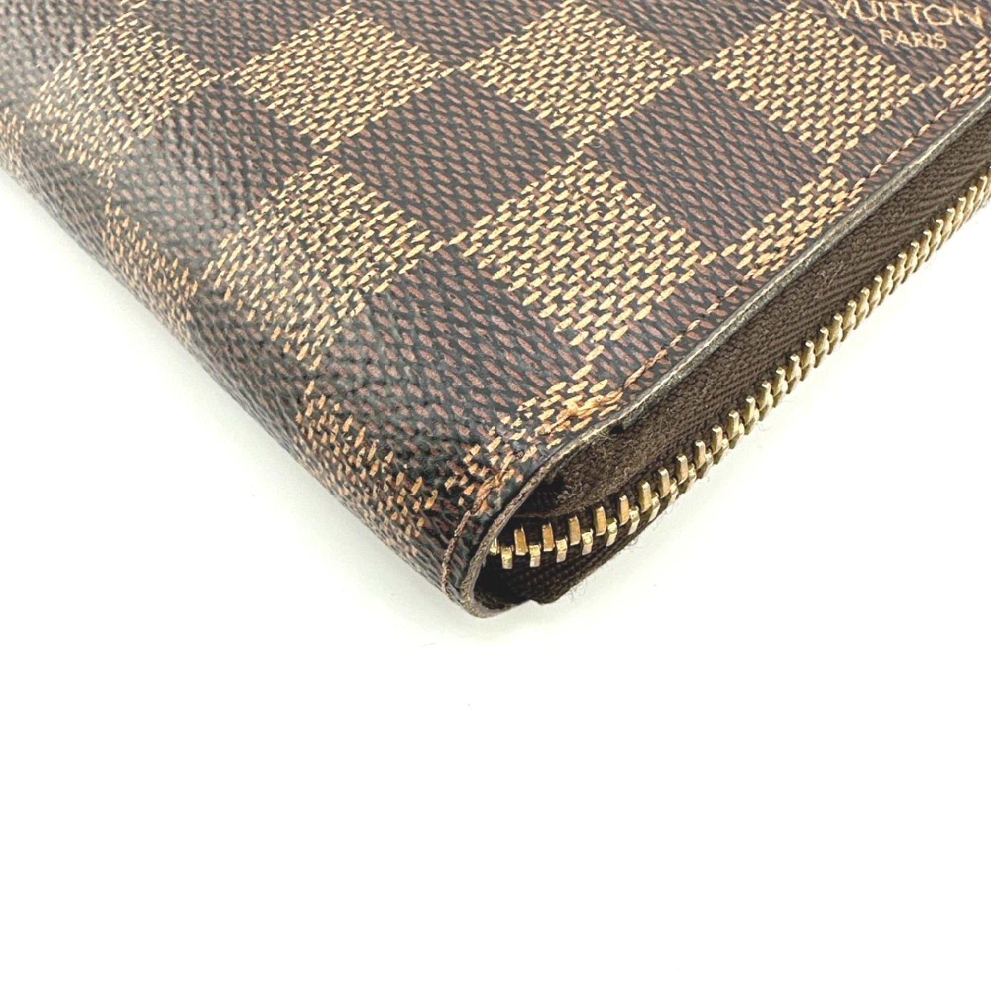 Louis Vuitton Brown Ebene Damier Canvas Long Wallet