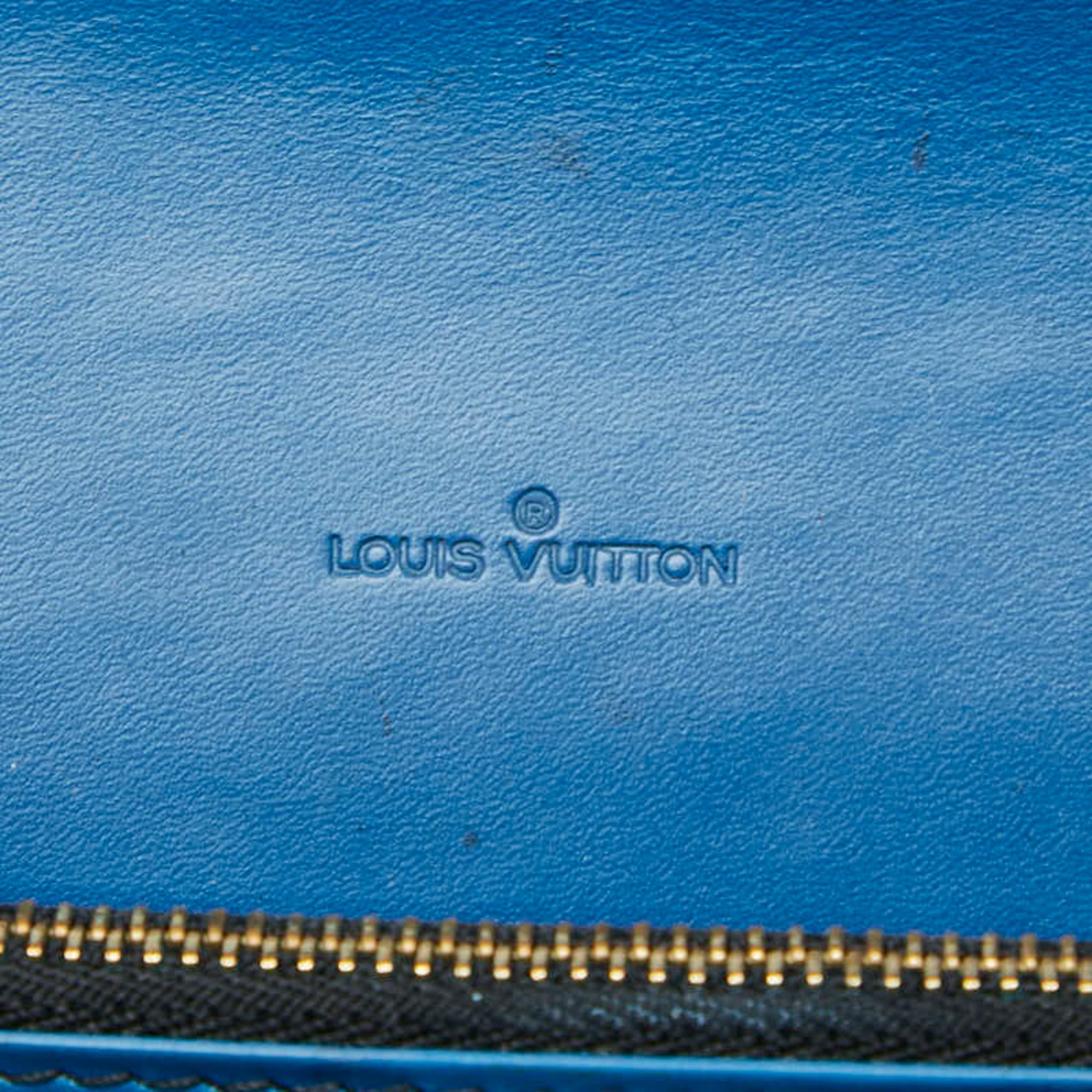 Louis Vuitton Black Blue Cuir Ombre Leather Handbag Shoulder Bag