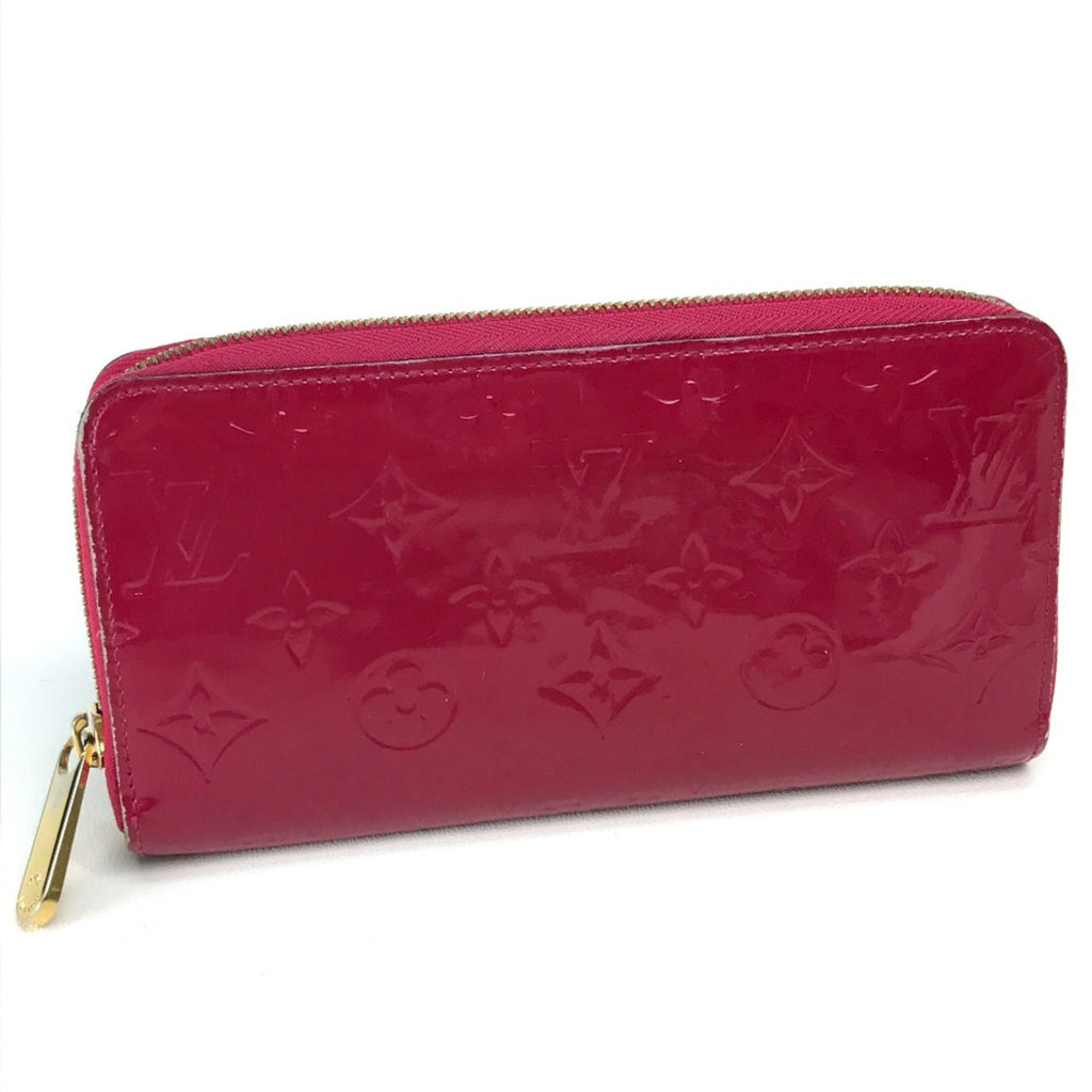 Louis Vuitton Pink Leather Long Wallet