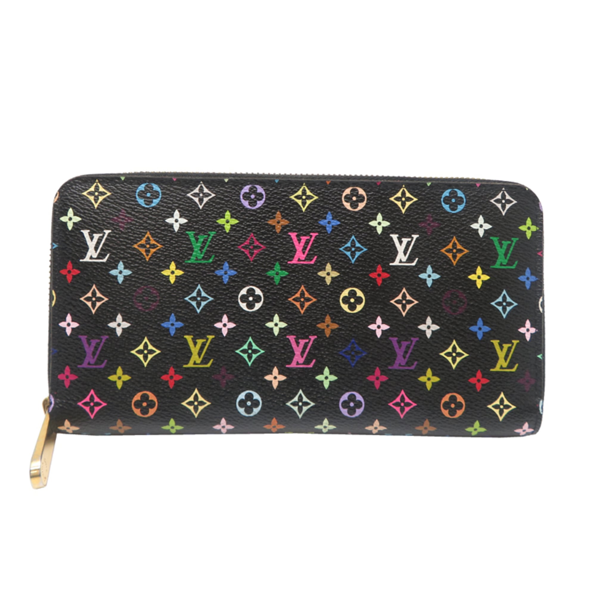 Louis Vuitton Noir Monogram Multicolore Long Wallet