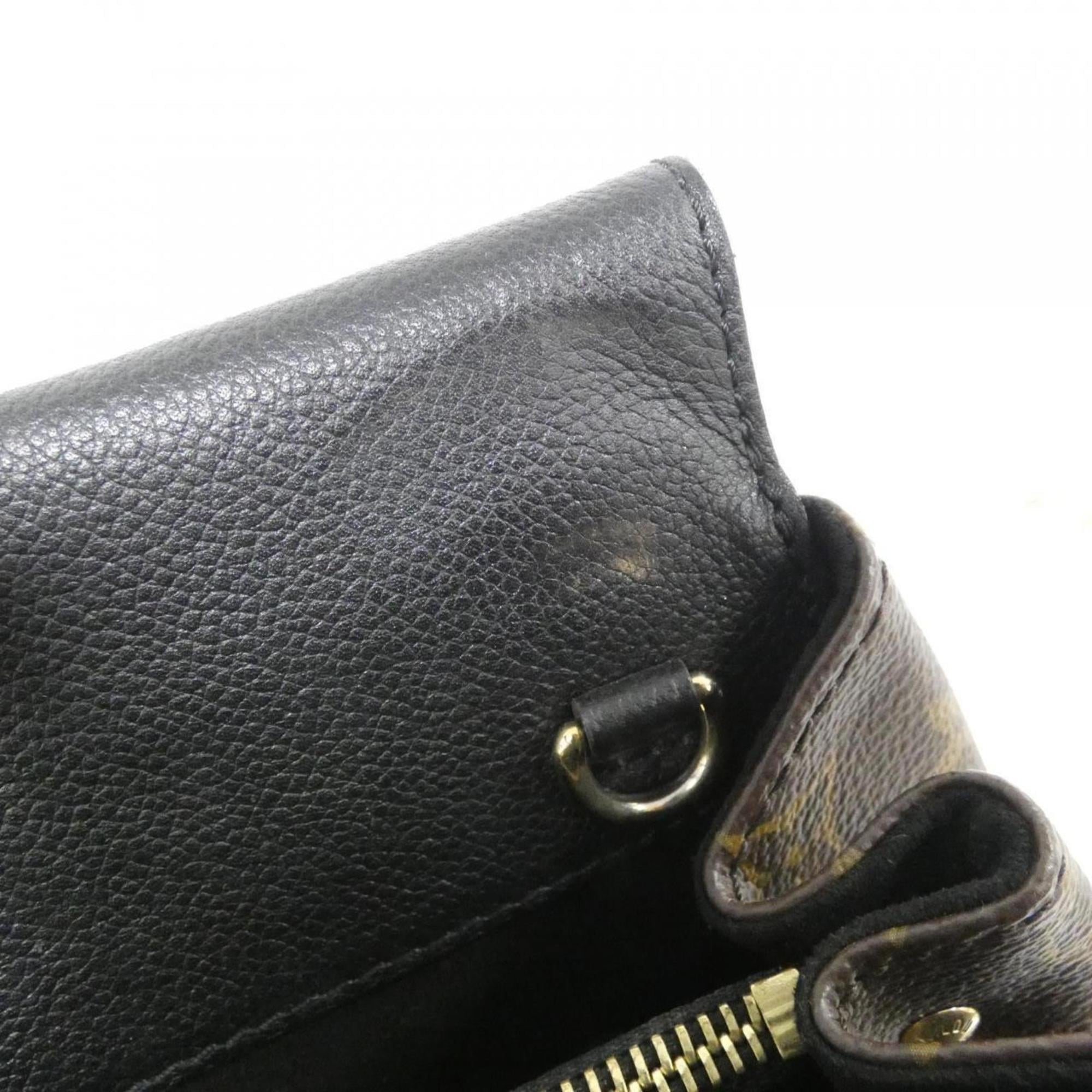Louis Vuitton Monogram Black Marron Monogram Monogram Leather Handbag