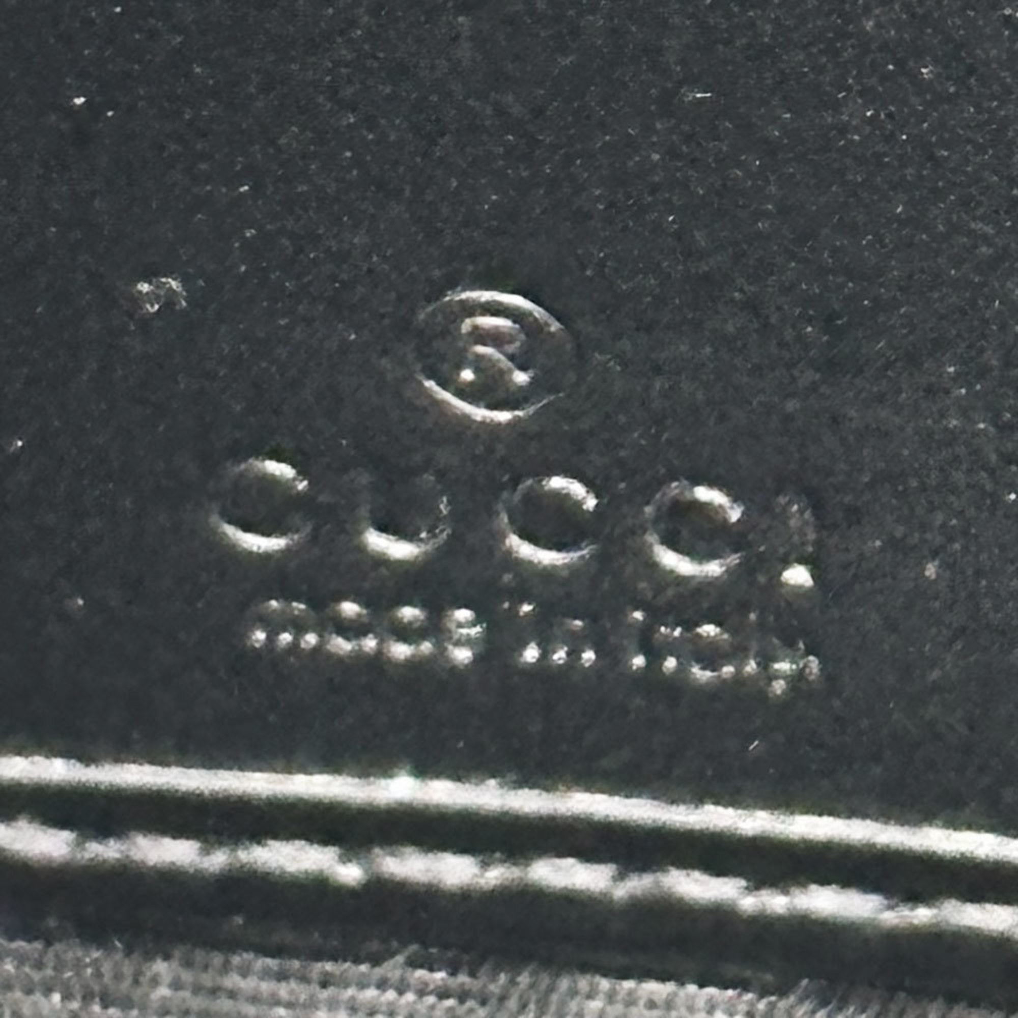 Gucci Black Leather Long Wallet (Bi-Fold) (Pre-Owned)