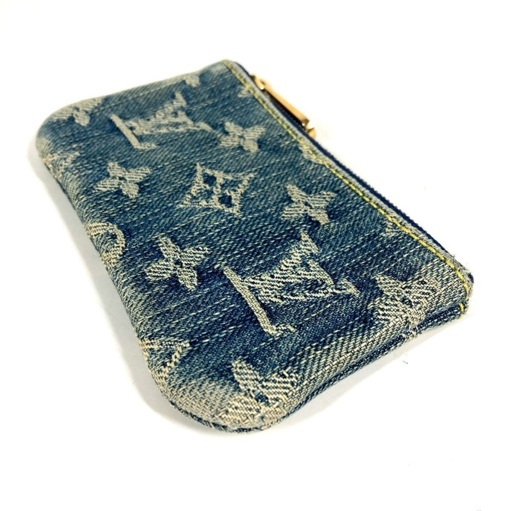 Louis Vuitton Blue Monogram Denim Coin Purse/Coin Case