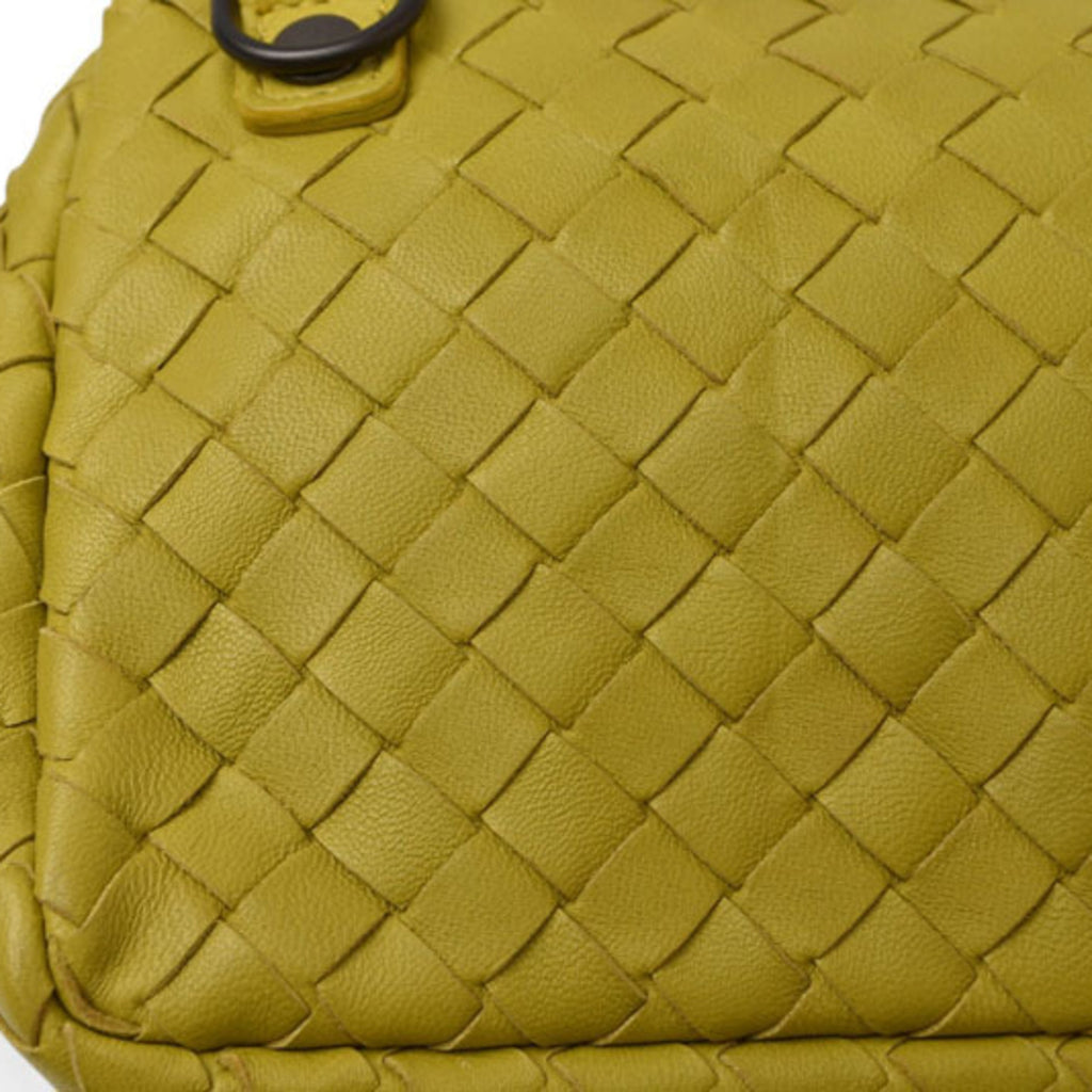 Bottega Veneta Mustard Leather Clutch Bag Shoulder Bag