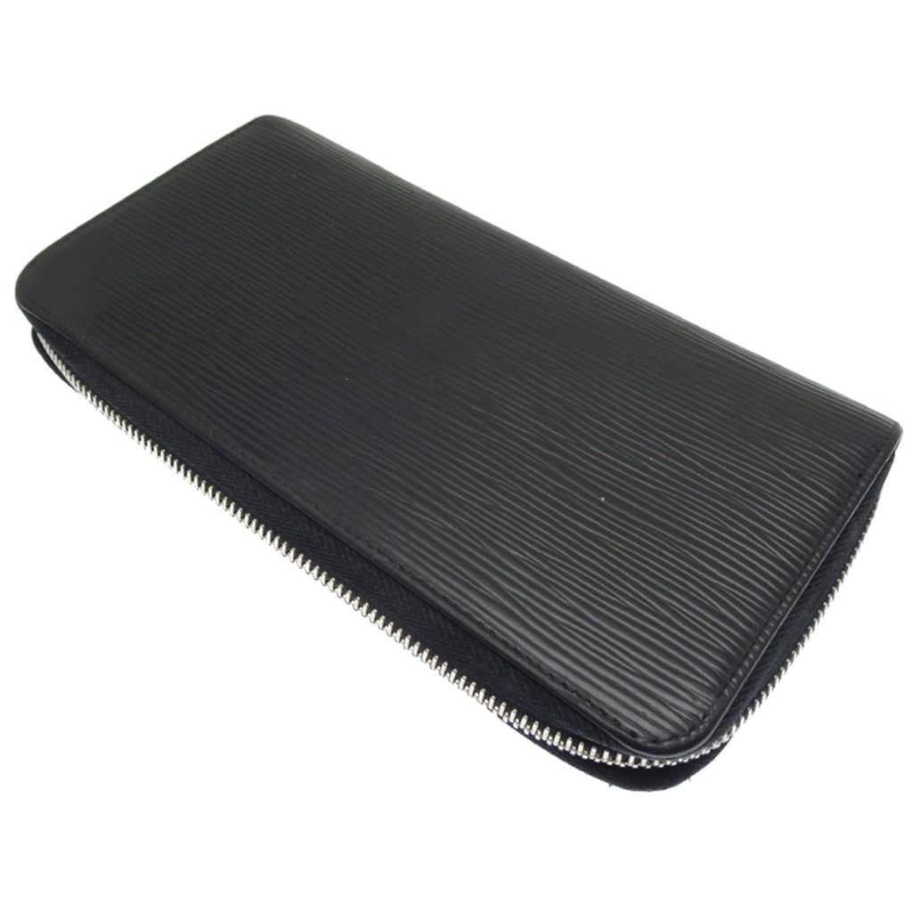 Louis Vuitton Black Noir Epi Leather Long Wallet