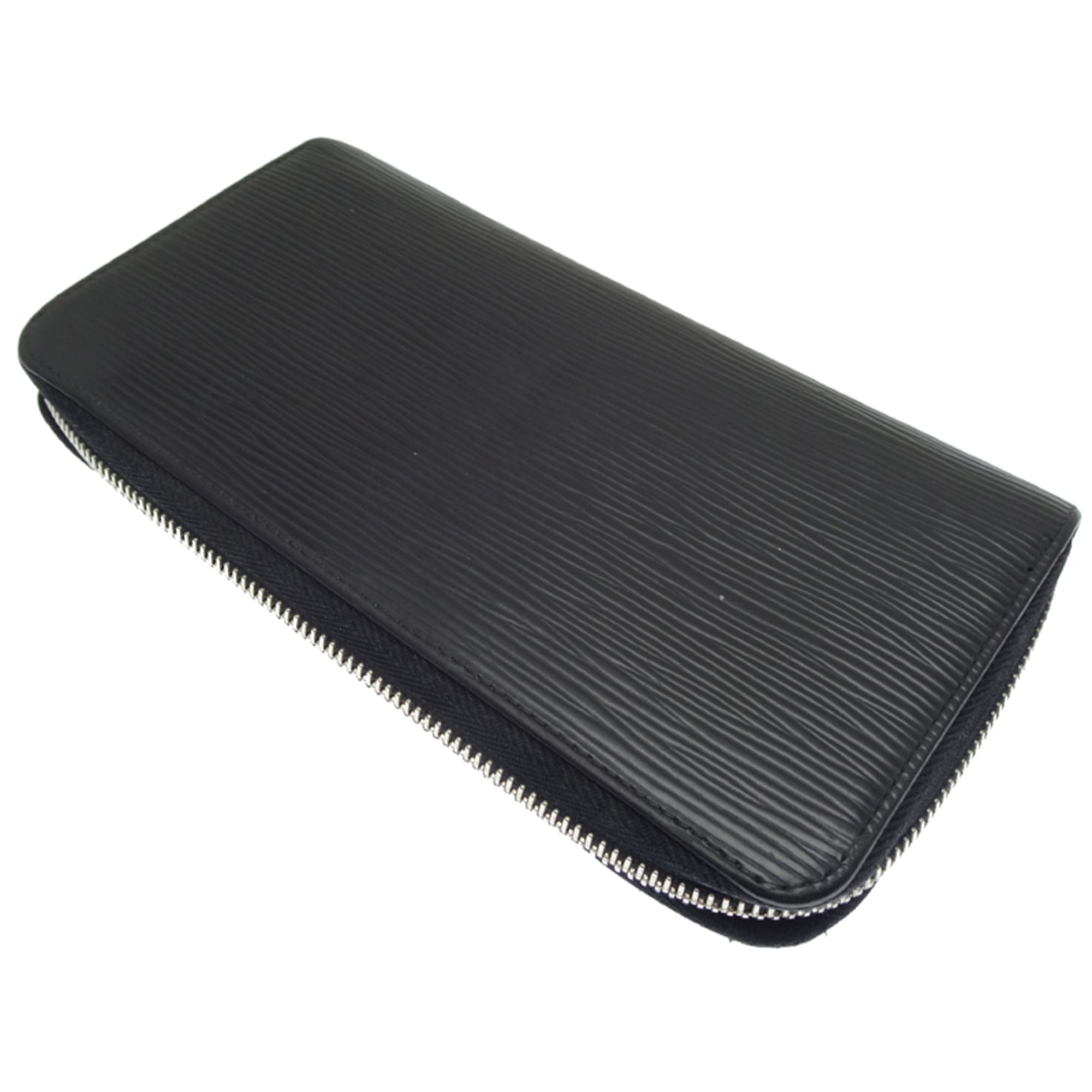 Louis Vuitton Black Noir Epi Leather Long Wallet