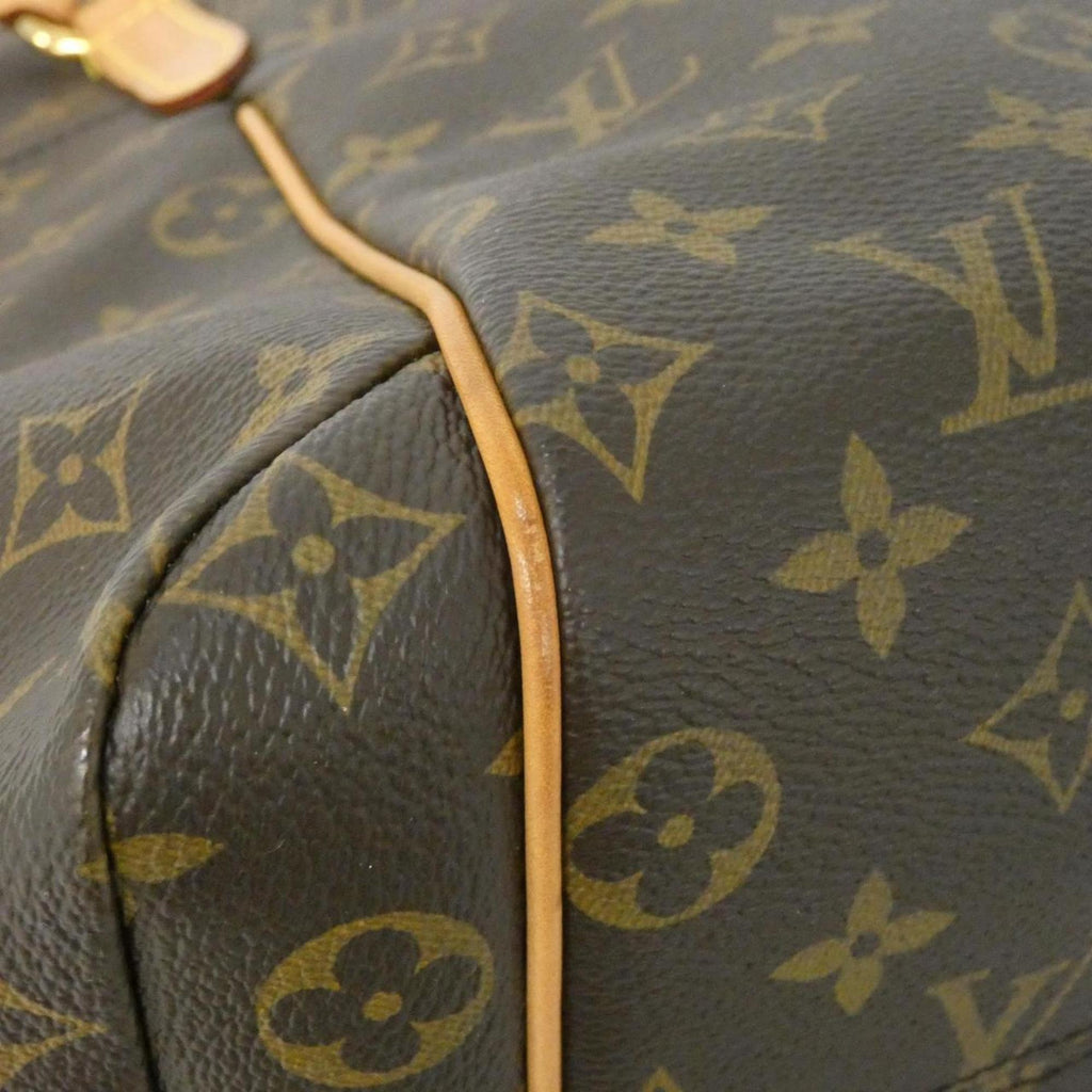 Louis Vuitton Marron Coated Canvas Handbag