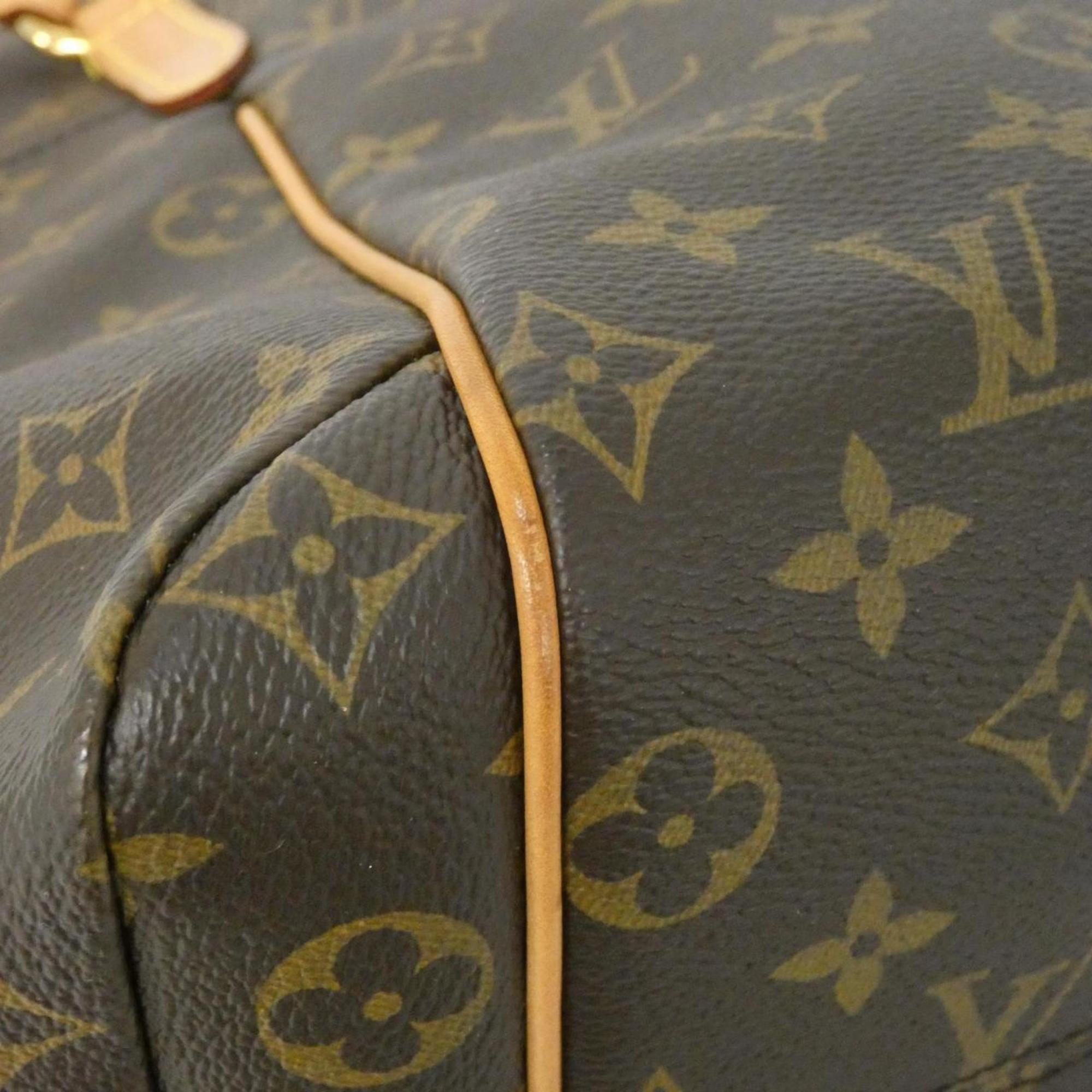 Louis Vuitton Marron Coated Canvas Handbag