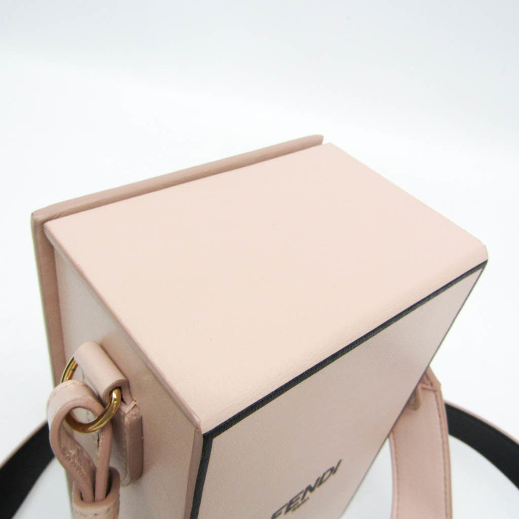 Fendi Pink Leather Shoulder Bag