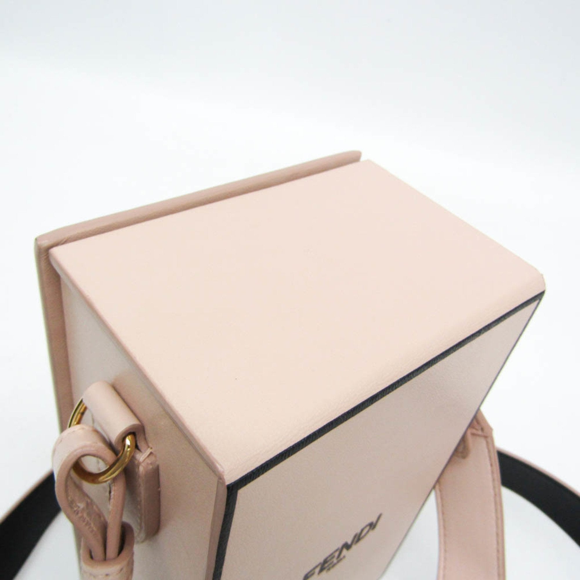 Fendi Pink Leather Shoulder Bag