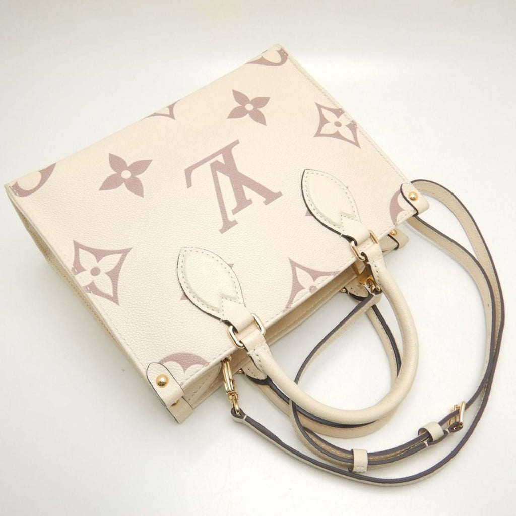 Louis Vuitton Cream Monogram Empreinte Tote Bag